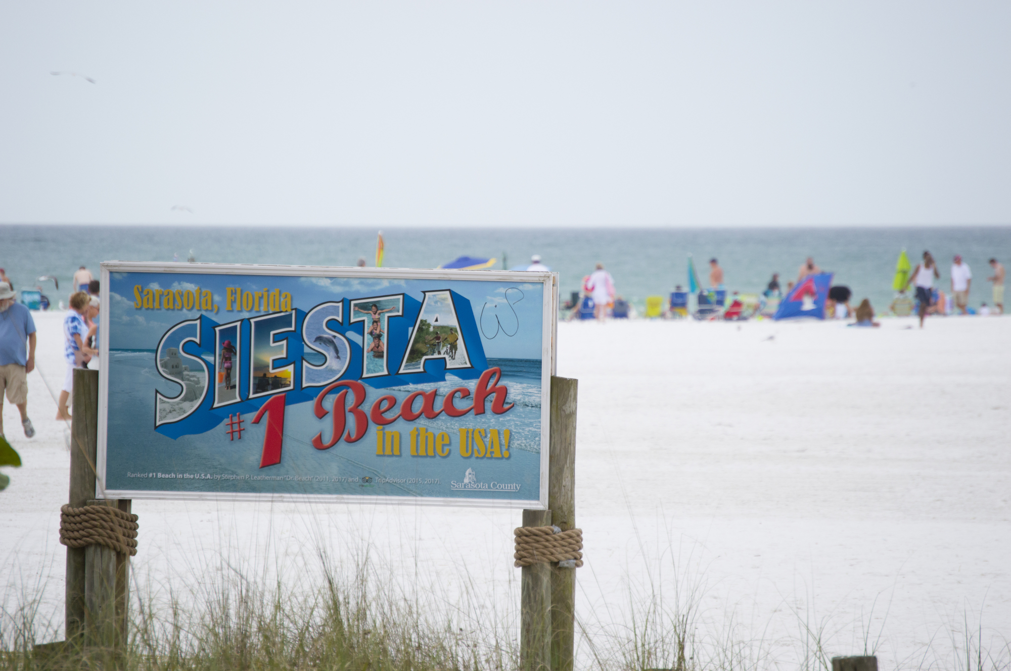Siesta Key's beach fell to No. 2 in TripAdvisor's Traveler's Choice Awards in 2018 after capturing the top spot in 2017.