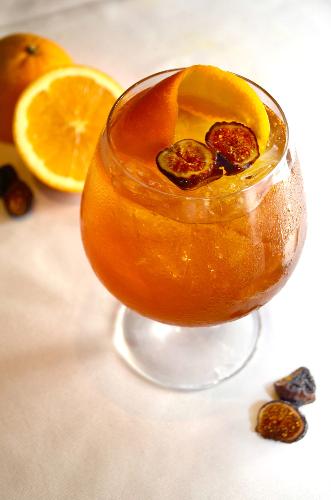 The Cape Town Fig Bramble is the newest cocktail on the Michael’s On East Lounge menu, and it features Inverroche Amber Gin, Poire Williams Liqueur and bitters. Courtesy photo
