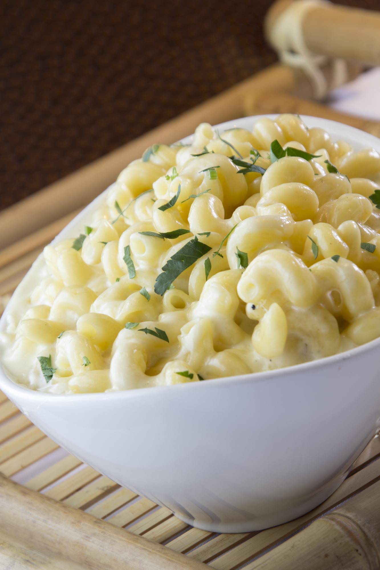 Molly’s truffled macaroni and cheese is one of several popular items on the Michael’s On East menu available on Christmas Eve and day. Photo courtesy Michael's On East