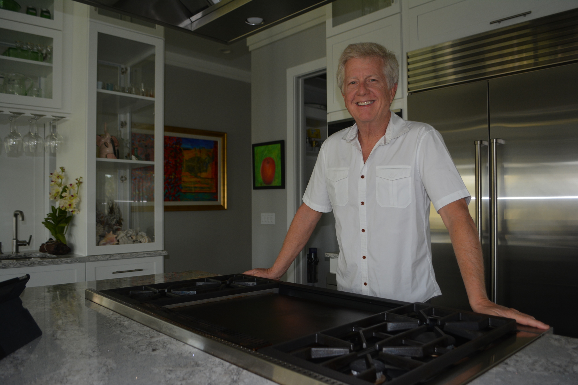 Scott Fore loves to cook so he paid particular attention to the design of his gourmet kitchen.