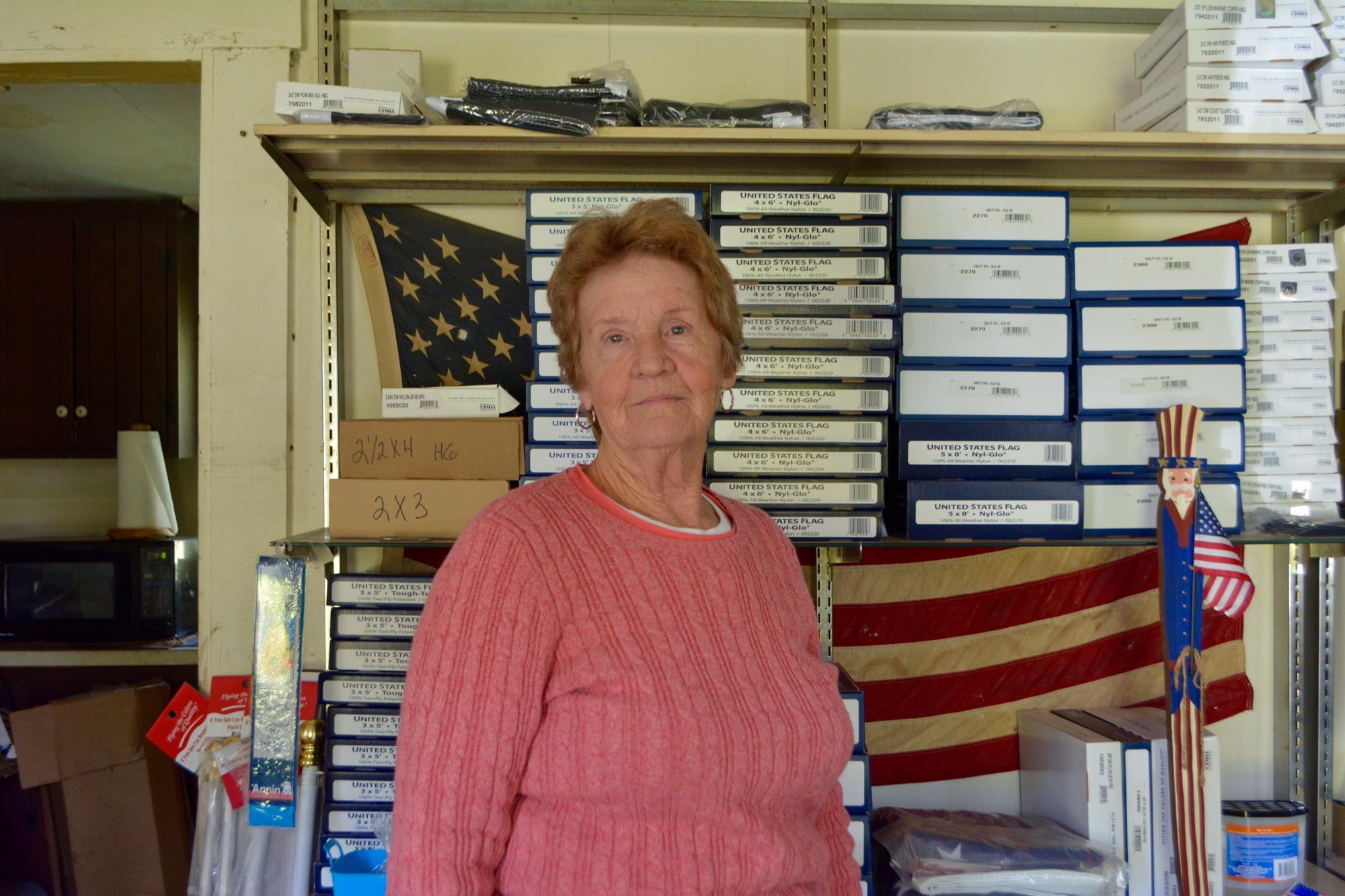 Dede Horne inherited the Flagman business from her brother, Ned Horne. She aims to keep the business running in his memory.