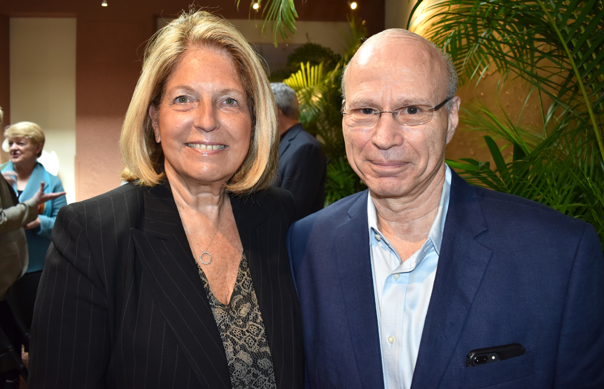 Gail Morganroth and Joel Morganroth donated the largest amount Selby Gardens has ever received.