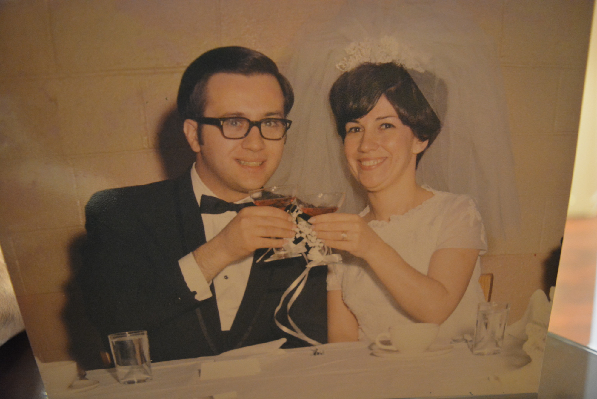 John and Margie Polites married on a Sunday when Greek businesses were closed in their hometown in Dayton, Ohio. They married Feb. 2, 1969.