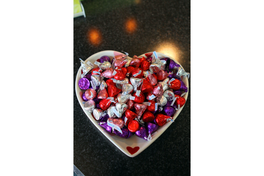 Hershey's Kisses, like the ones pictured here in 2012, will be given out at the Valentine's Day stroll at the Siesta Key Villages.