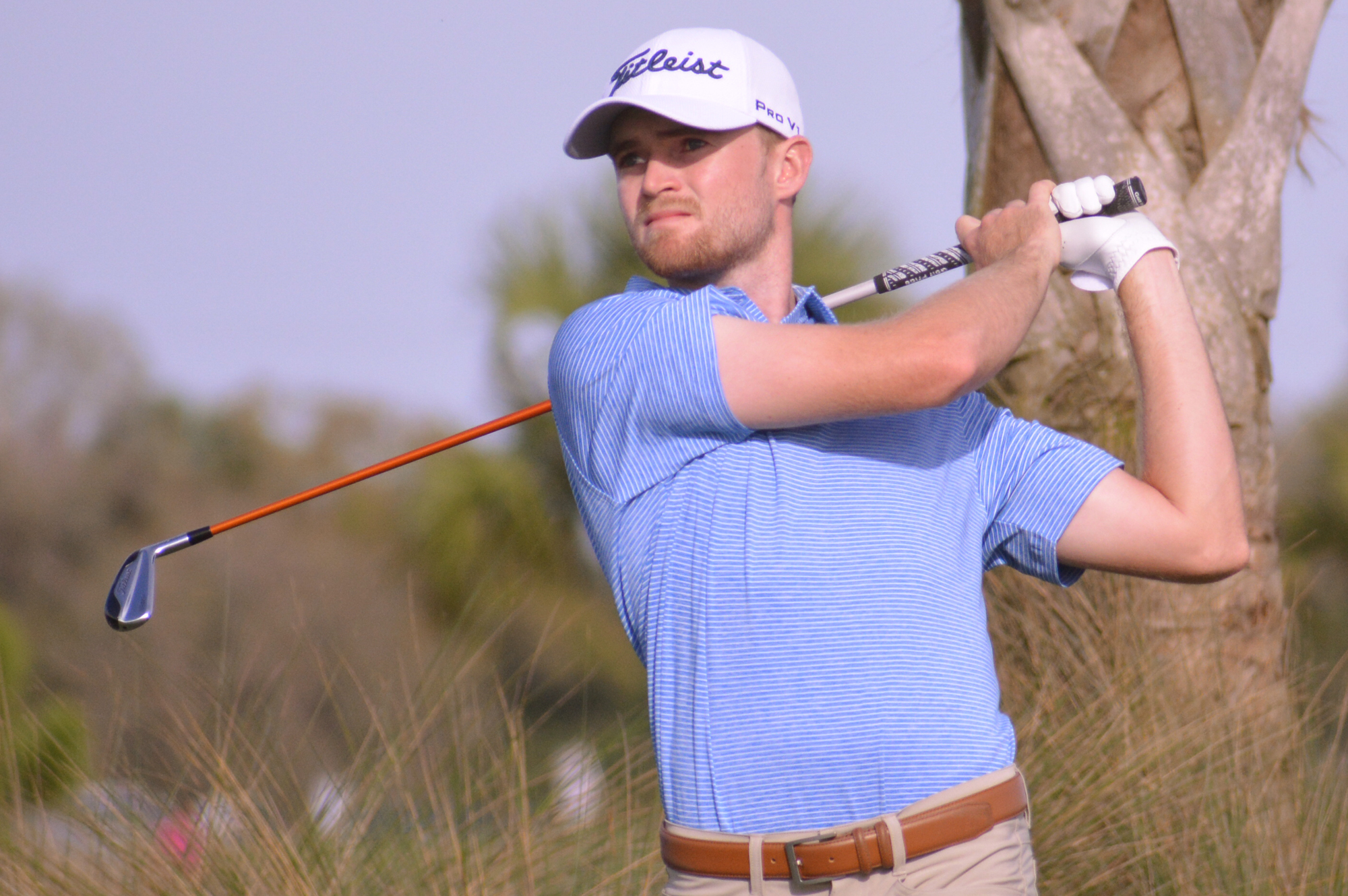 Danny Walker shot seven under par during the LECOM Suncoast Classic's second round, but missed the cut.