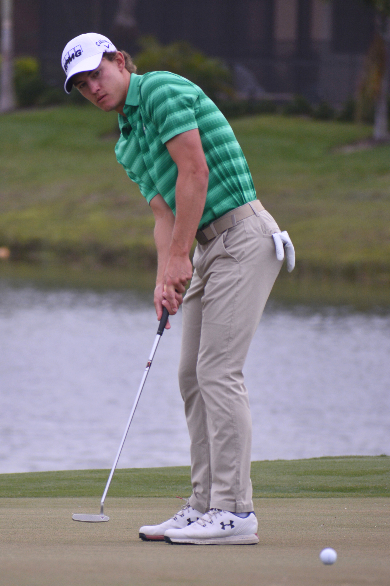 Maverick McNealy is tied for second heading into the LECOM Suncoast Classic's final day.