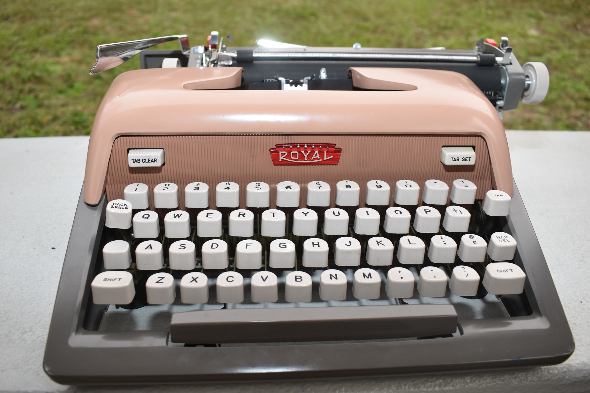 Joanna Fox has amassed a collection of typewriters from Goodwill.