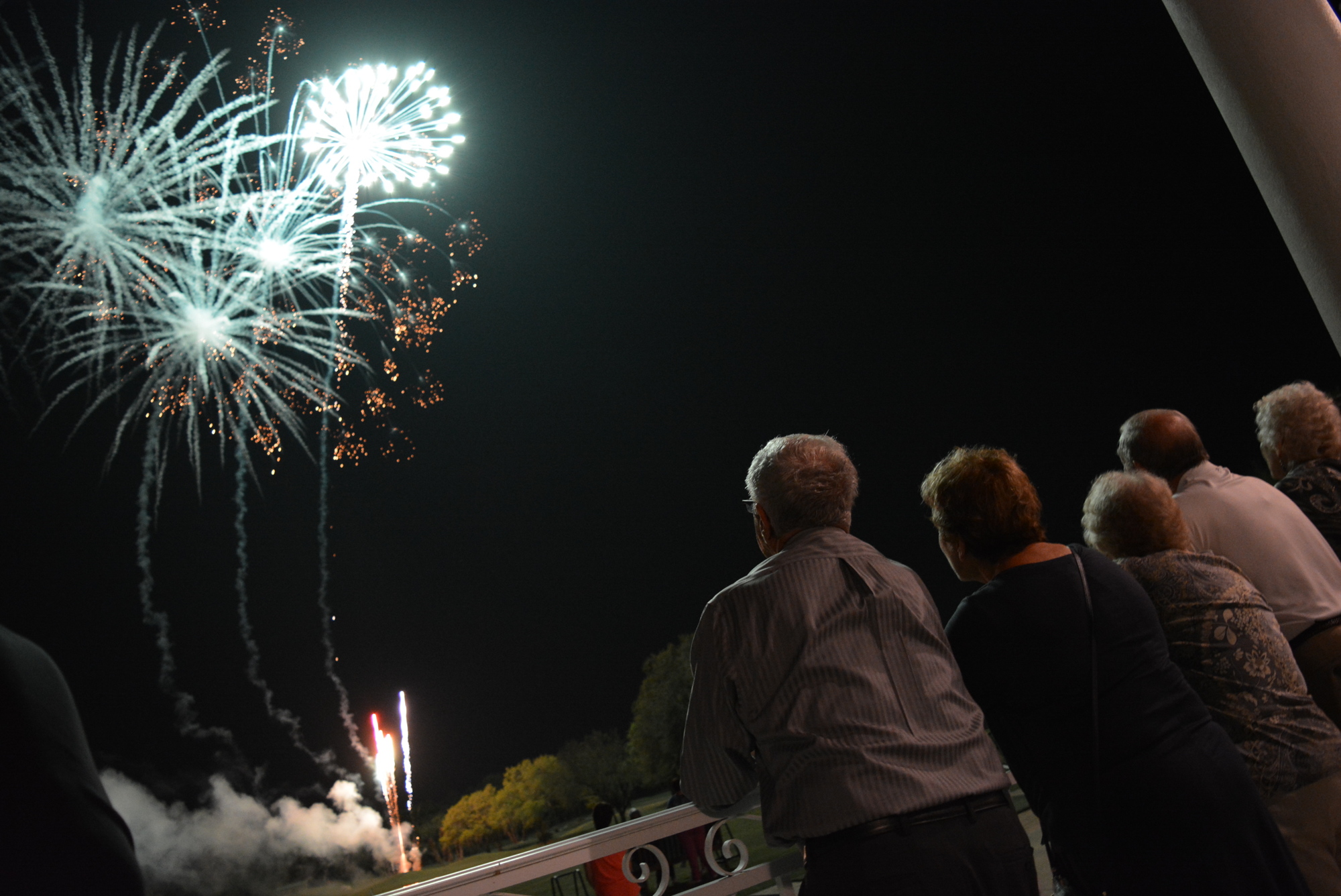 Attendees of a March 2 dinner celebration at Tara Golf and Country Club enjoyed a fireworks display around 8:30 p.m.