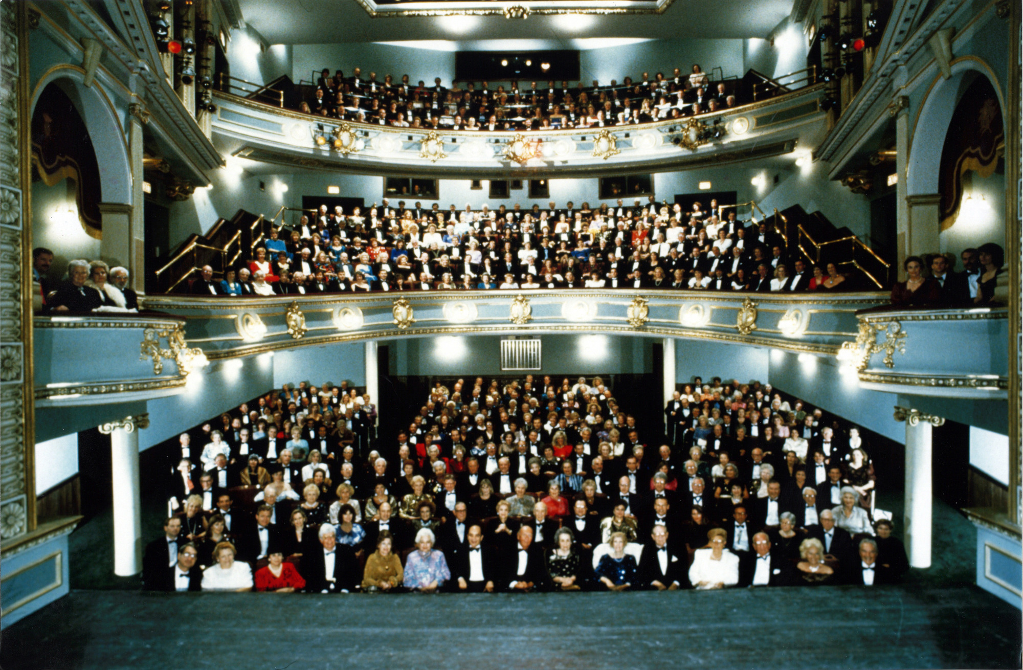 Asolo Repertory Theatre patrons celebrate the 1989 Opening Night of the Mertz Theatre. Courtesy photo