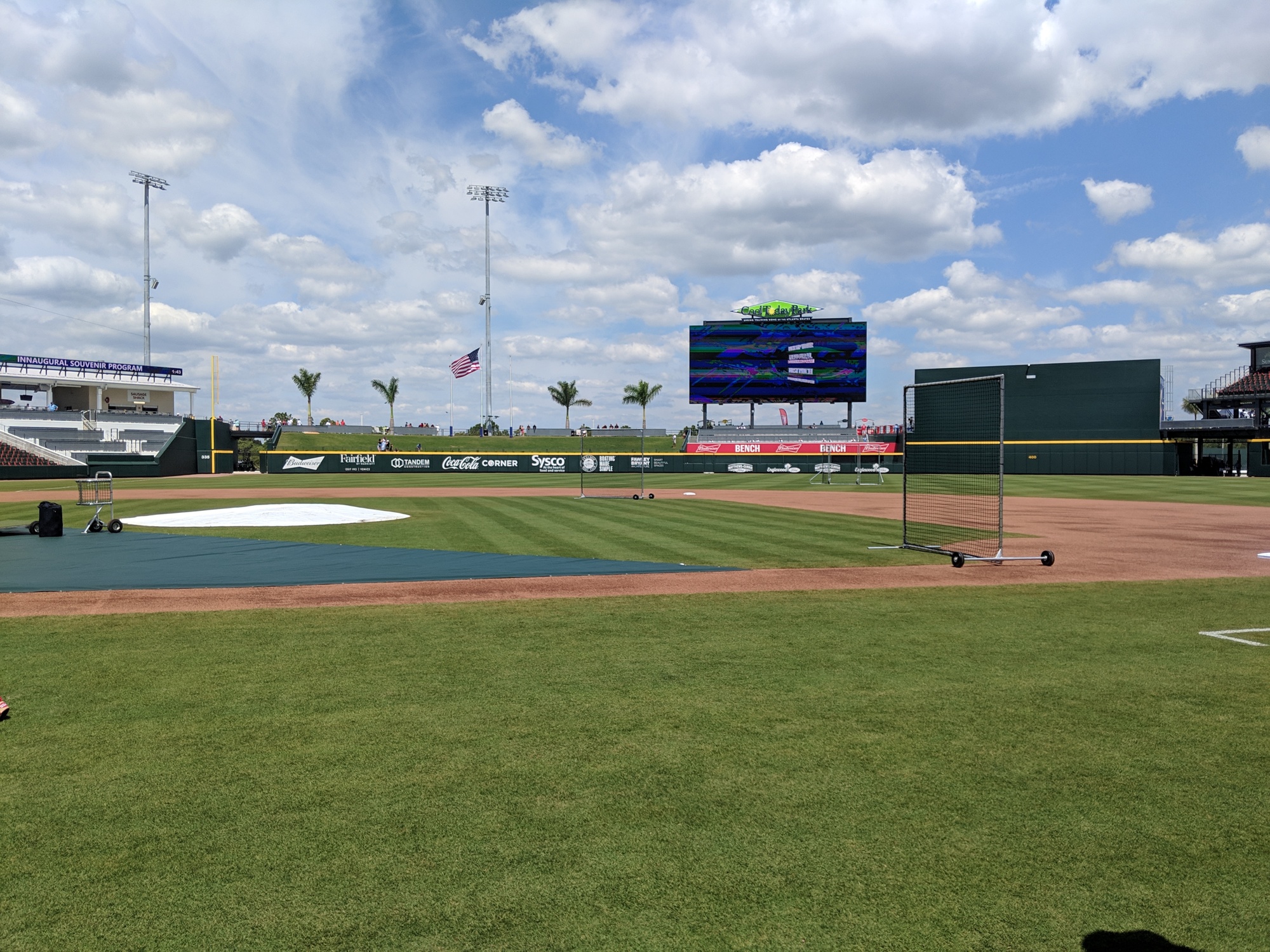 CoolToday Park, from the first base dugout.