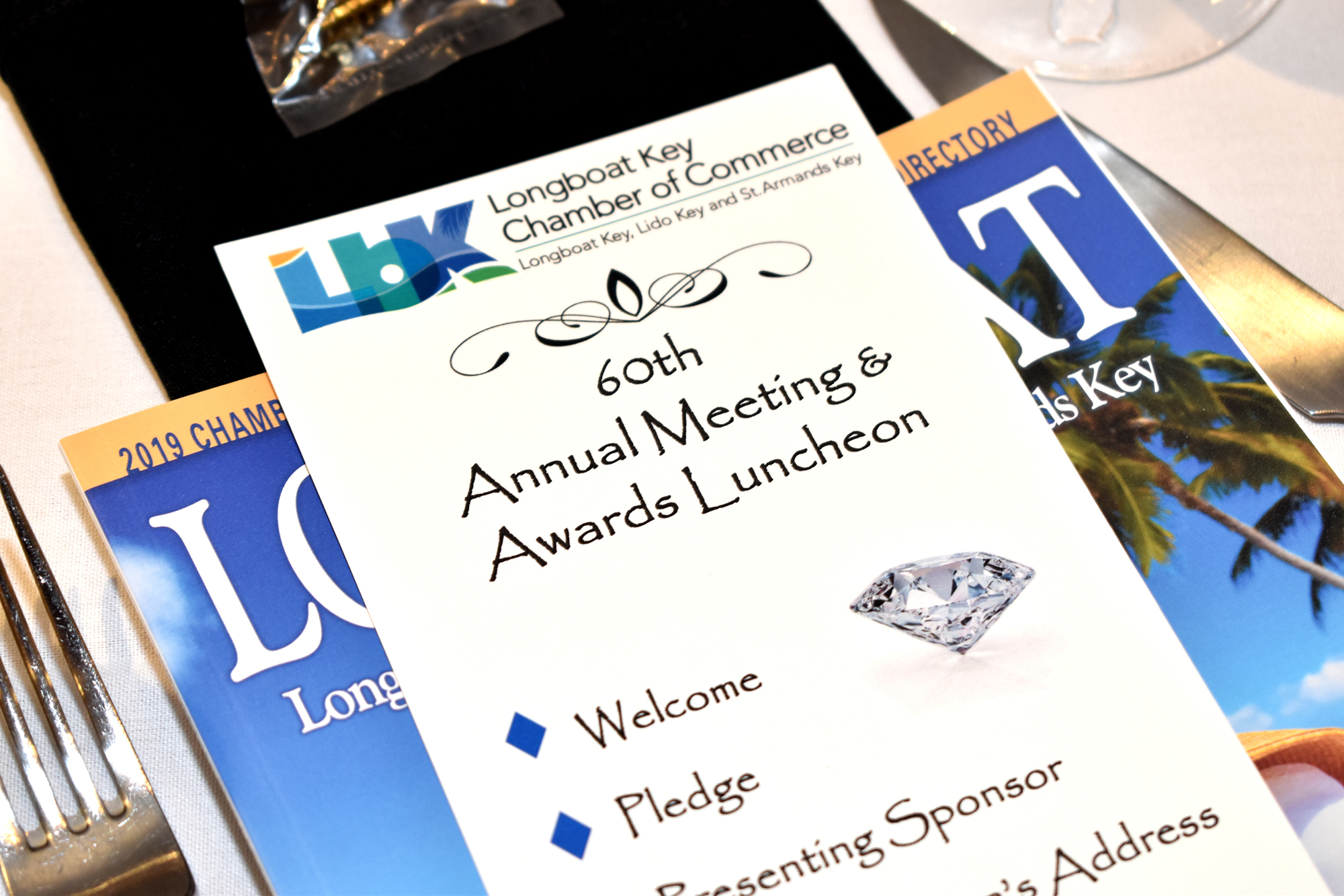 The Longboat Key Chamber of Commerce celebrated its 60th annual meeting and awards luncheon a week ago at the Zota Beach Resort.  