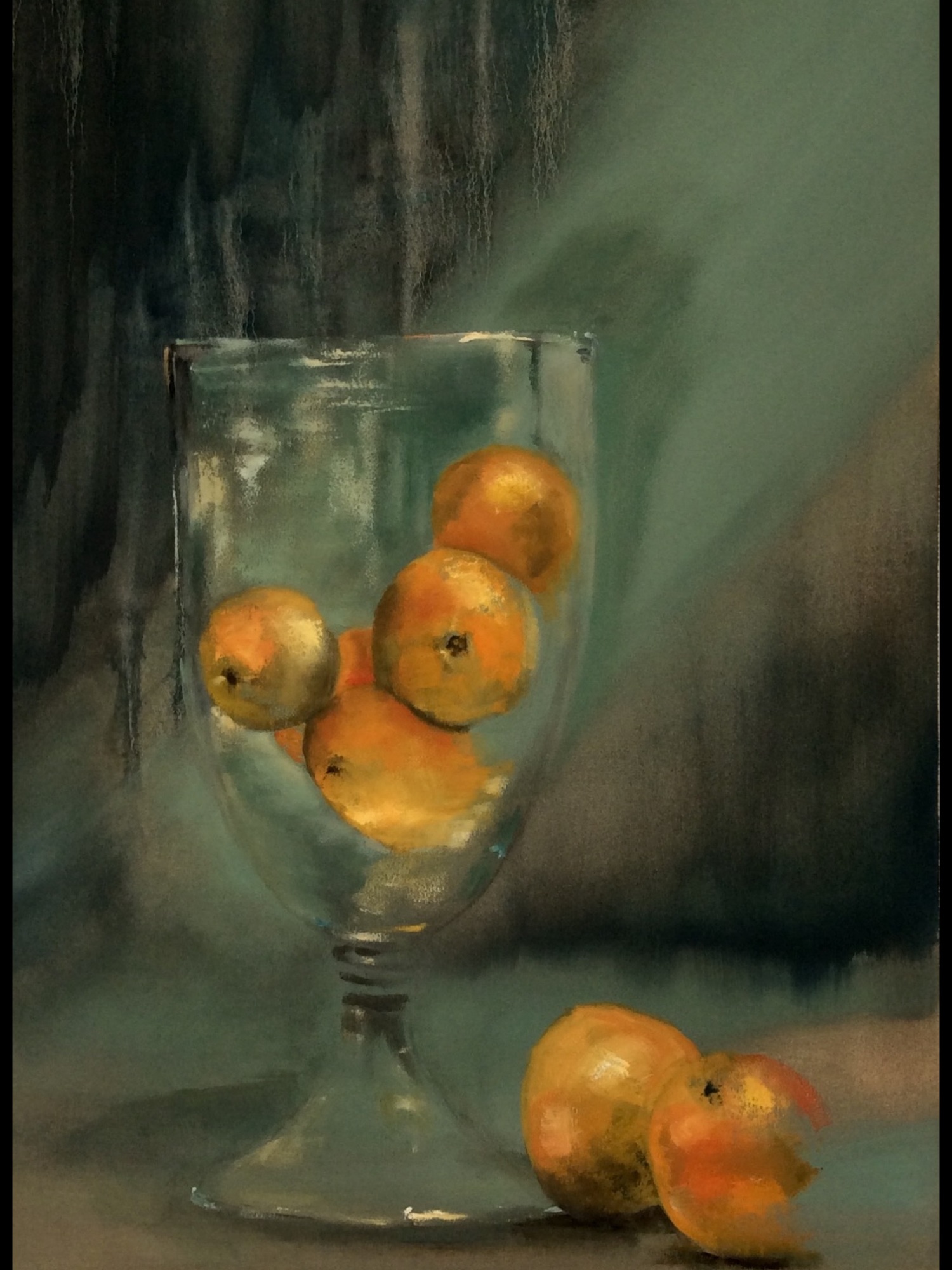 Sandy Bogert does a lot of still-life painting. She said when she sits in front of a blank canvas, she usually knows what she's going to paint. Courtesy photo