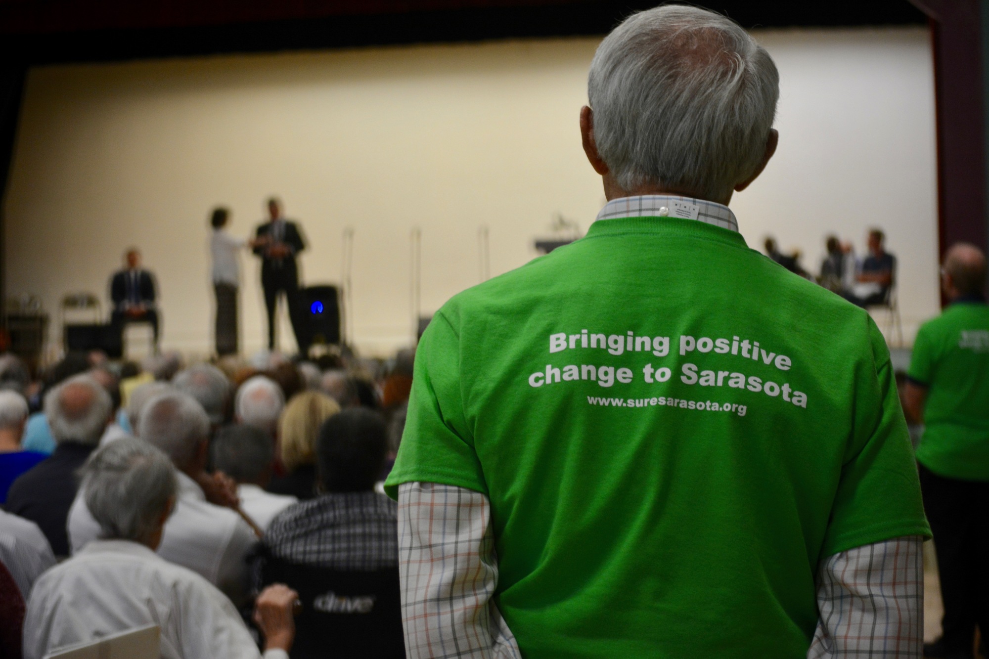 Earlier this year, SURE members attended a meeting at the Sarasota Municipal Auditorium where the organization discussed strategies for pursuing tangible solutions to issues like affordable housing.