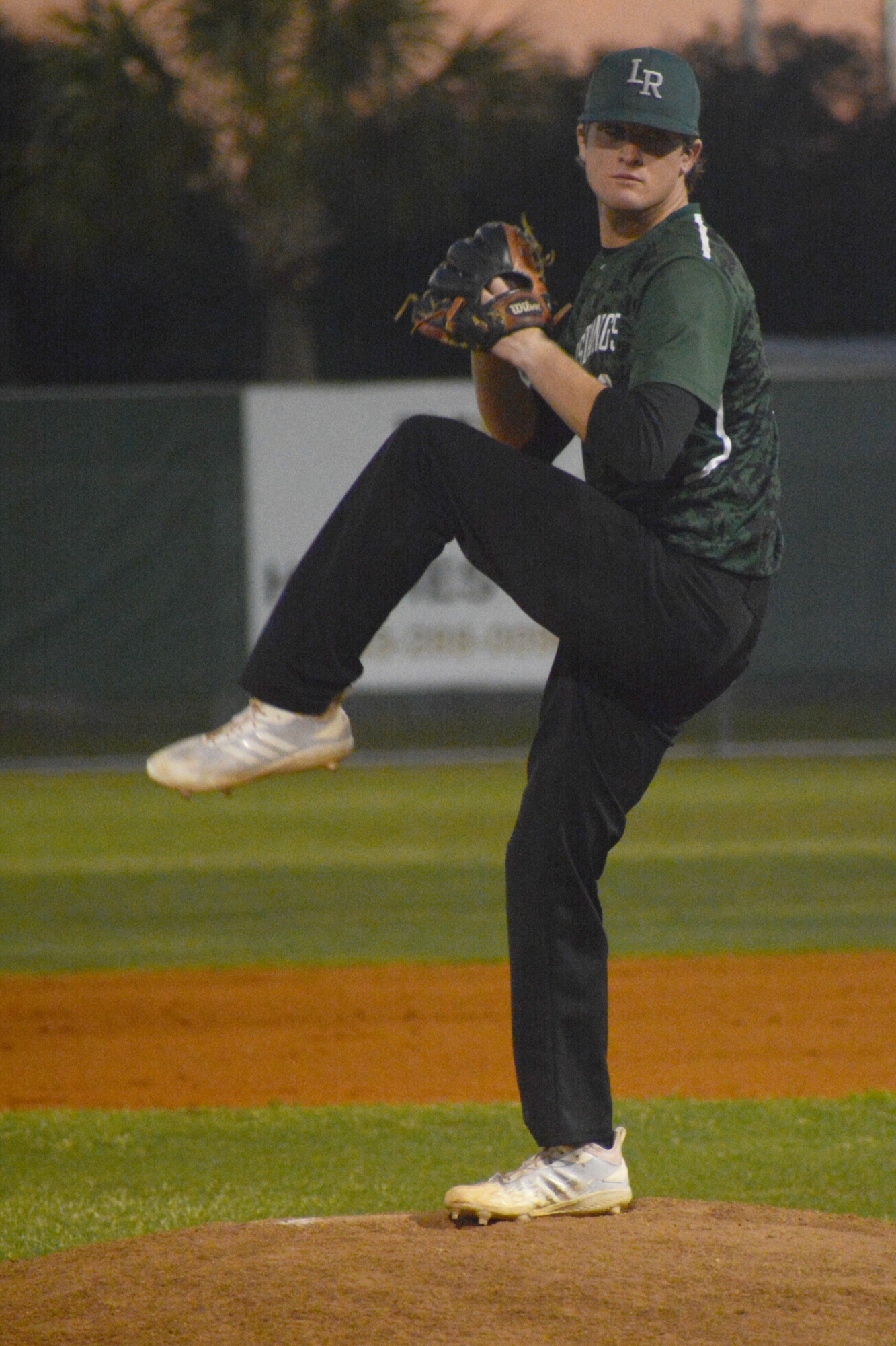 Colin Apgar, a junior, pitches and plays the outfield for Lakewood Ranch.