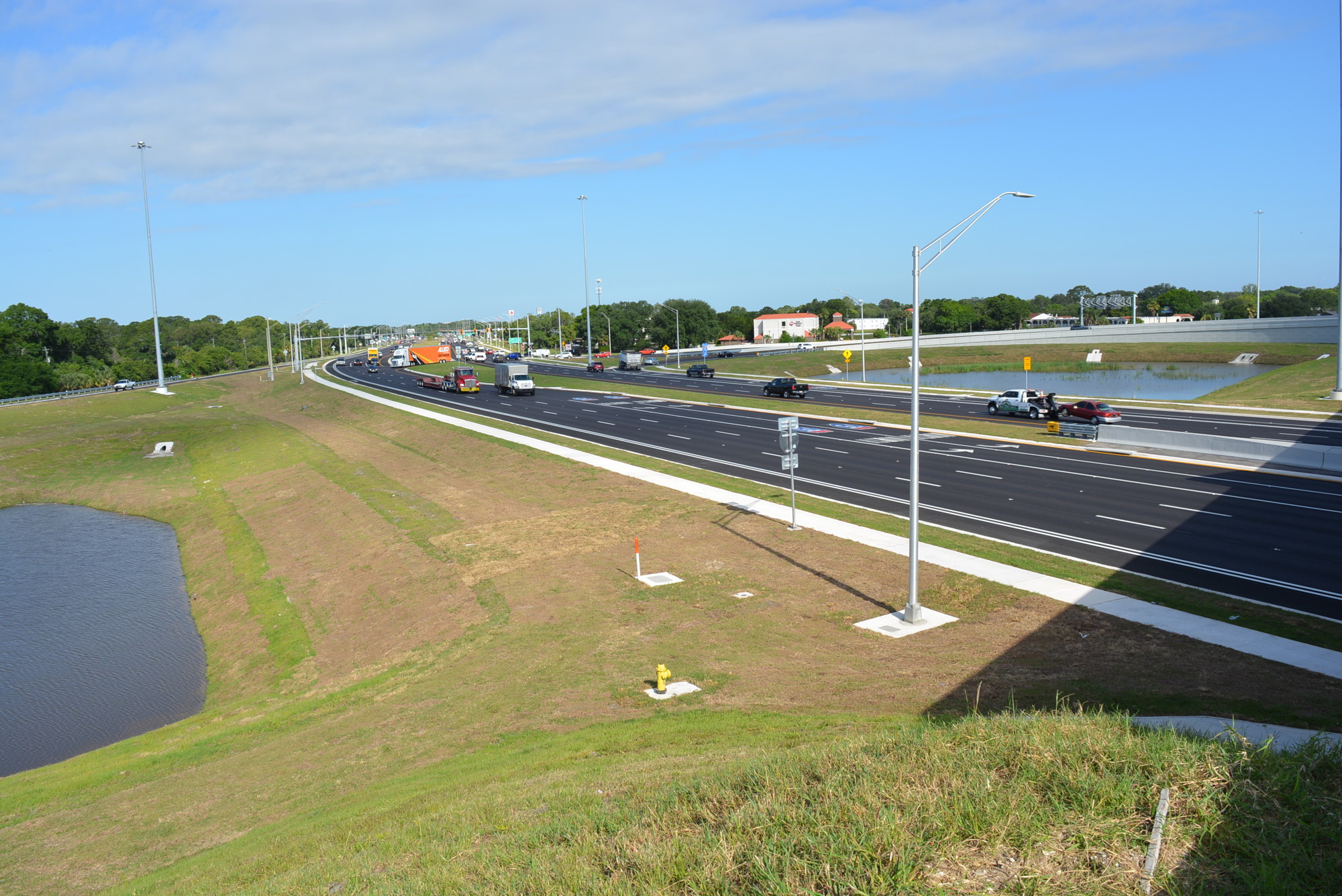The Florida Department of Transportation has completed work to reconfigure the interchange of Interstate 75 and State Road 64. Photo by Pam Eubanks.