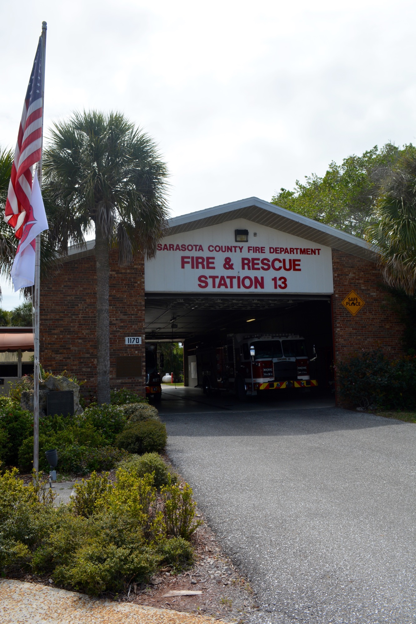 Station 13 is the Siesta Key-based fire station.