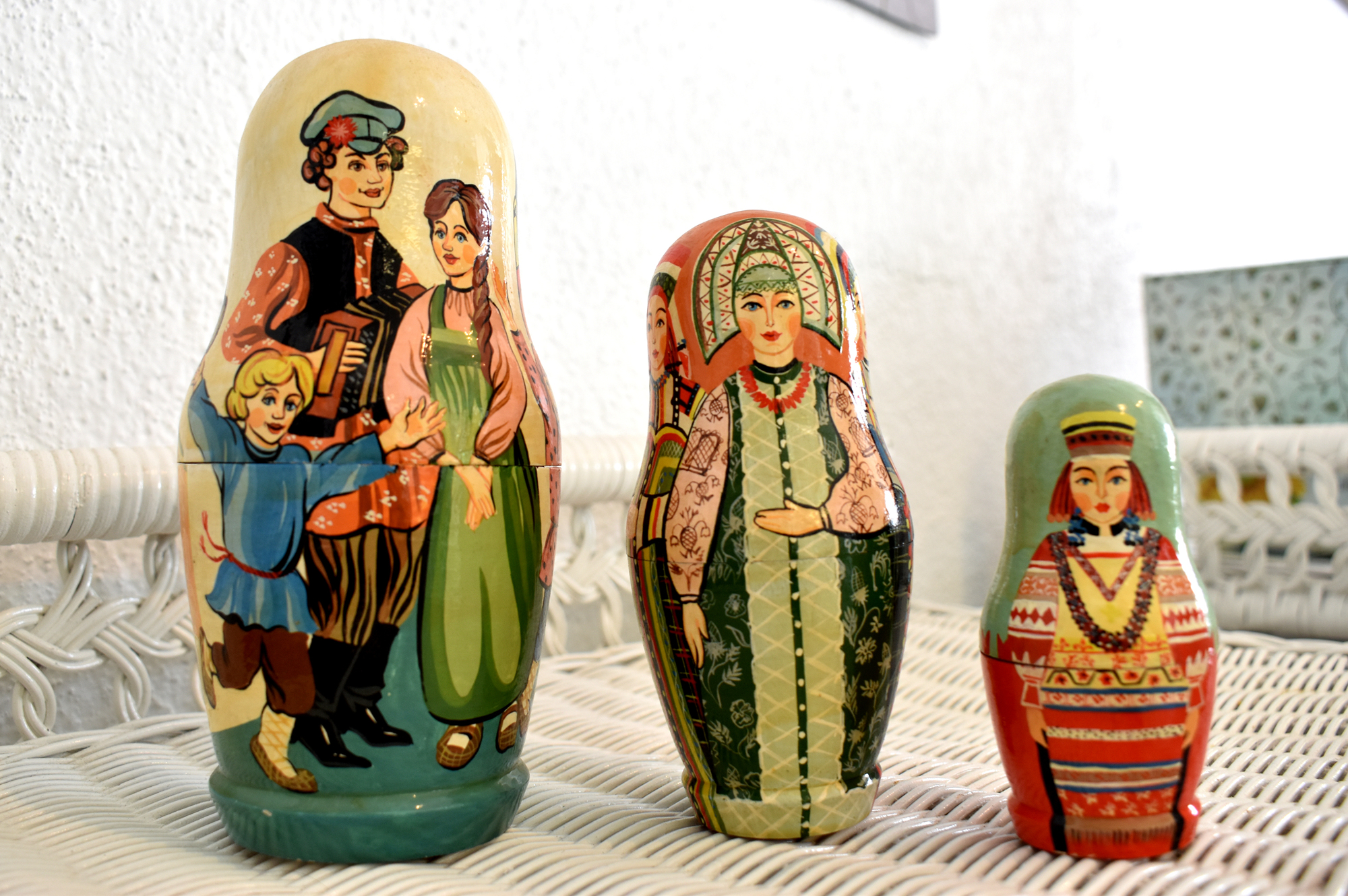 Irina LaRose was given this set  of Matryoshka dolls, or nesting dolls, as a gift from a client.