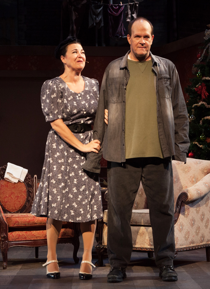 Carrie McQueen plays Beatrice and Jim Floyd plays her husband, Eddie, in 