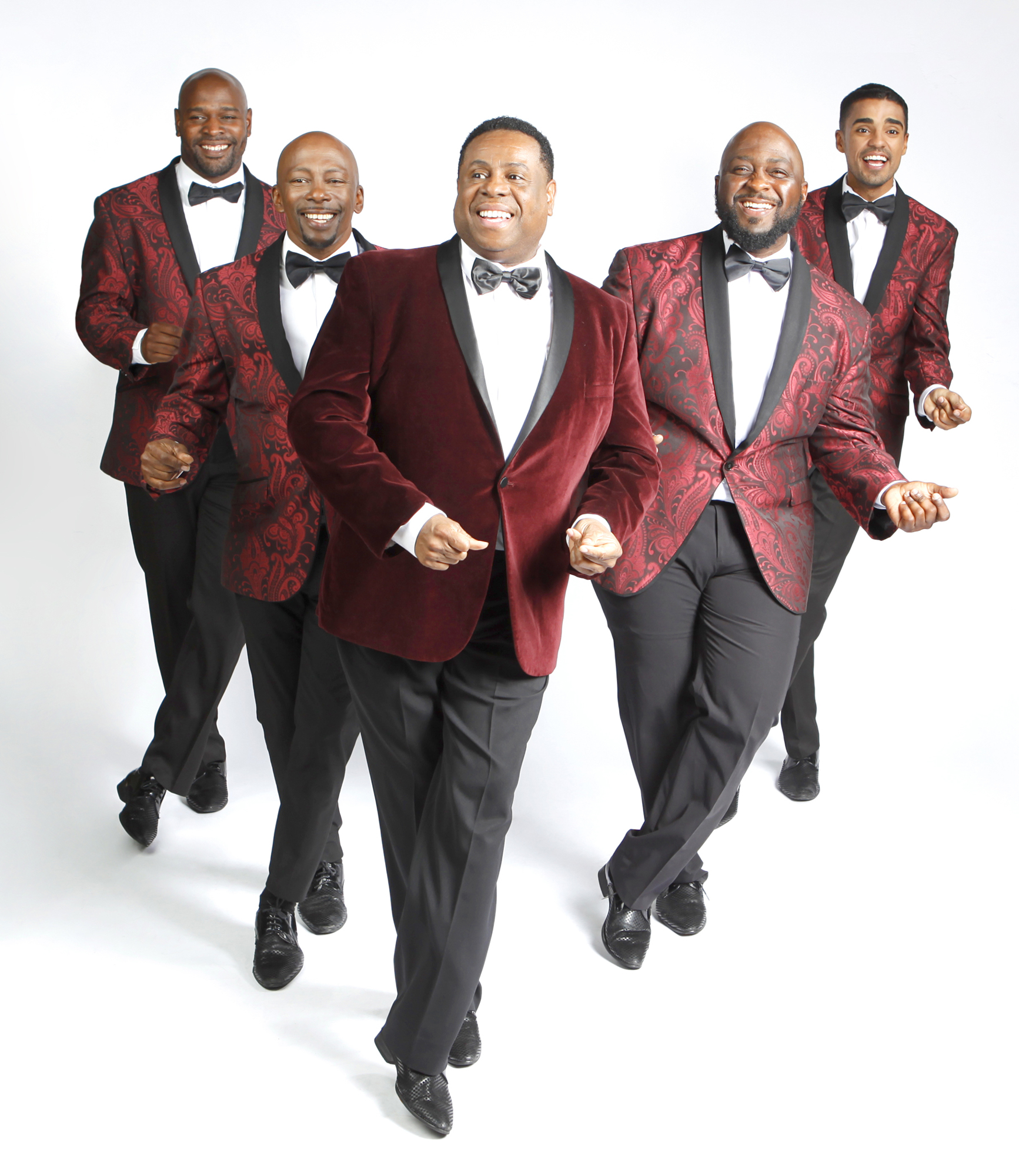 Soul Crooners artists Sheldon Rhoden, Charles Manning, Nate Jacobs, Leon S. Pitts II and Michael Mendez — Courtesy photo