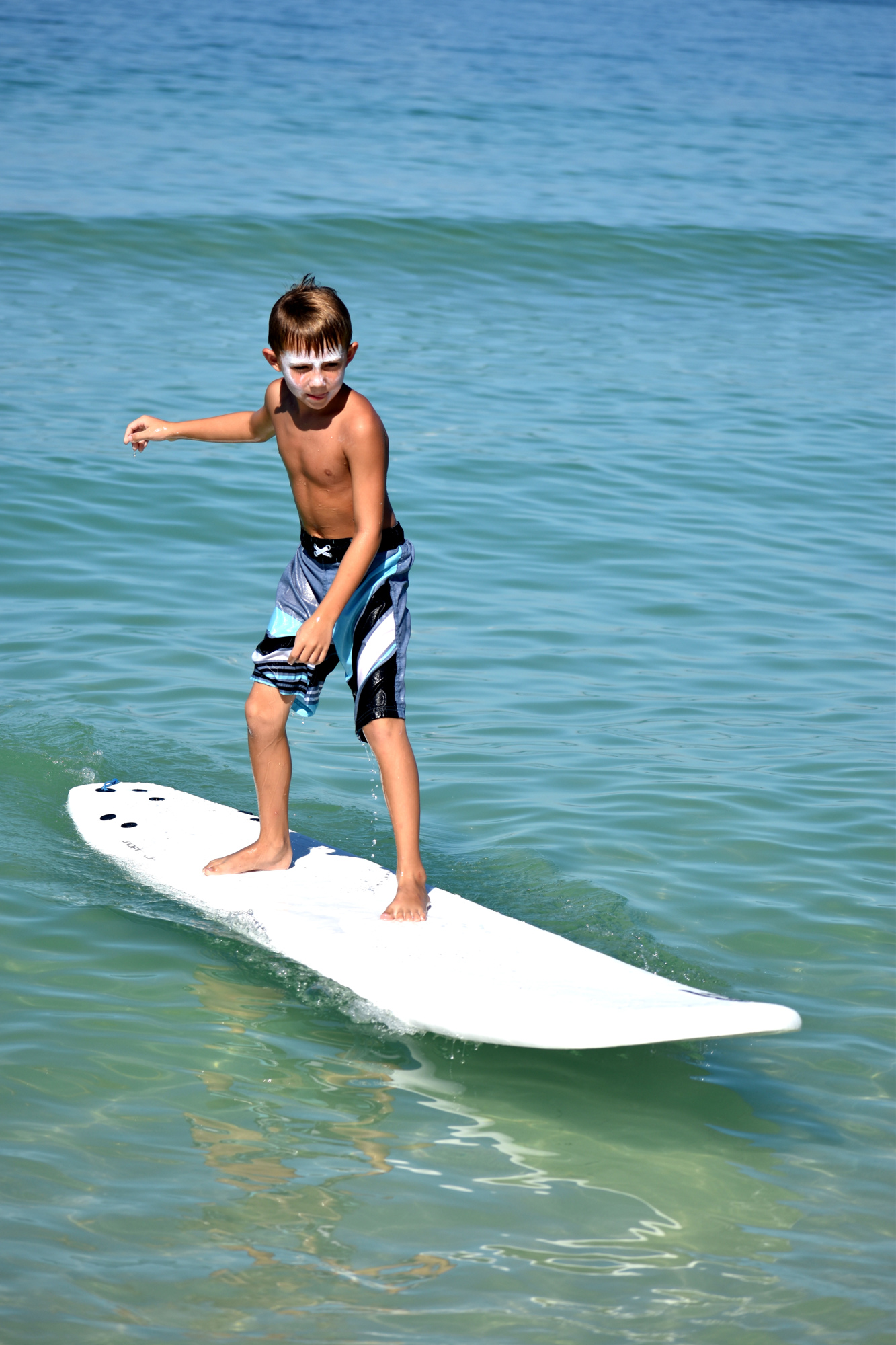 Connor Helrigle during Sarasota County’s Skim, Surf and Paddle Camp in 2017.