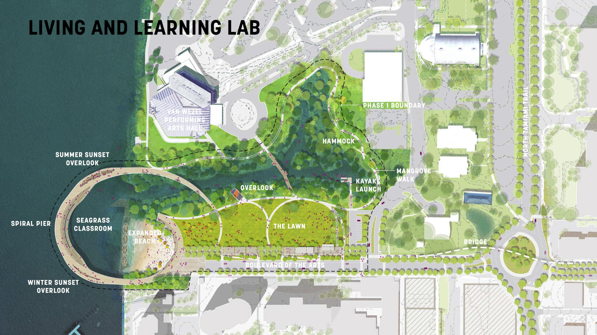The Bay Park Conservancy is refining its vision for the first phase of the bayfront project. Image courtesy The Bay Park Conservancy.
