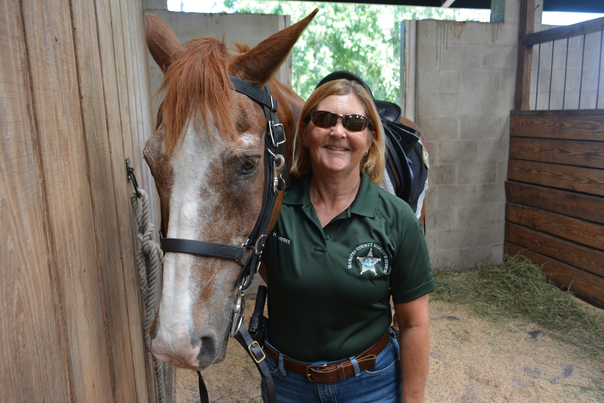 Deputy Holly Combee is in charge of the Mounted Patrol Unit at the Florida Sheriffs Youth Ranch.