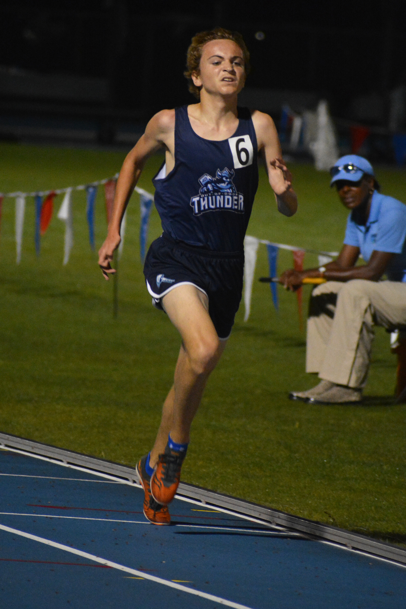 8. The Out-of-Door Academy freshman Tristan McWilliam broke the school record in the 3200-meter race — then broke his own record.