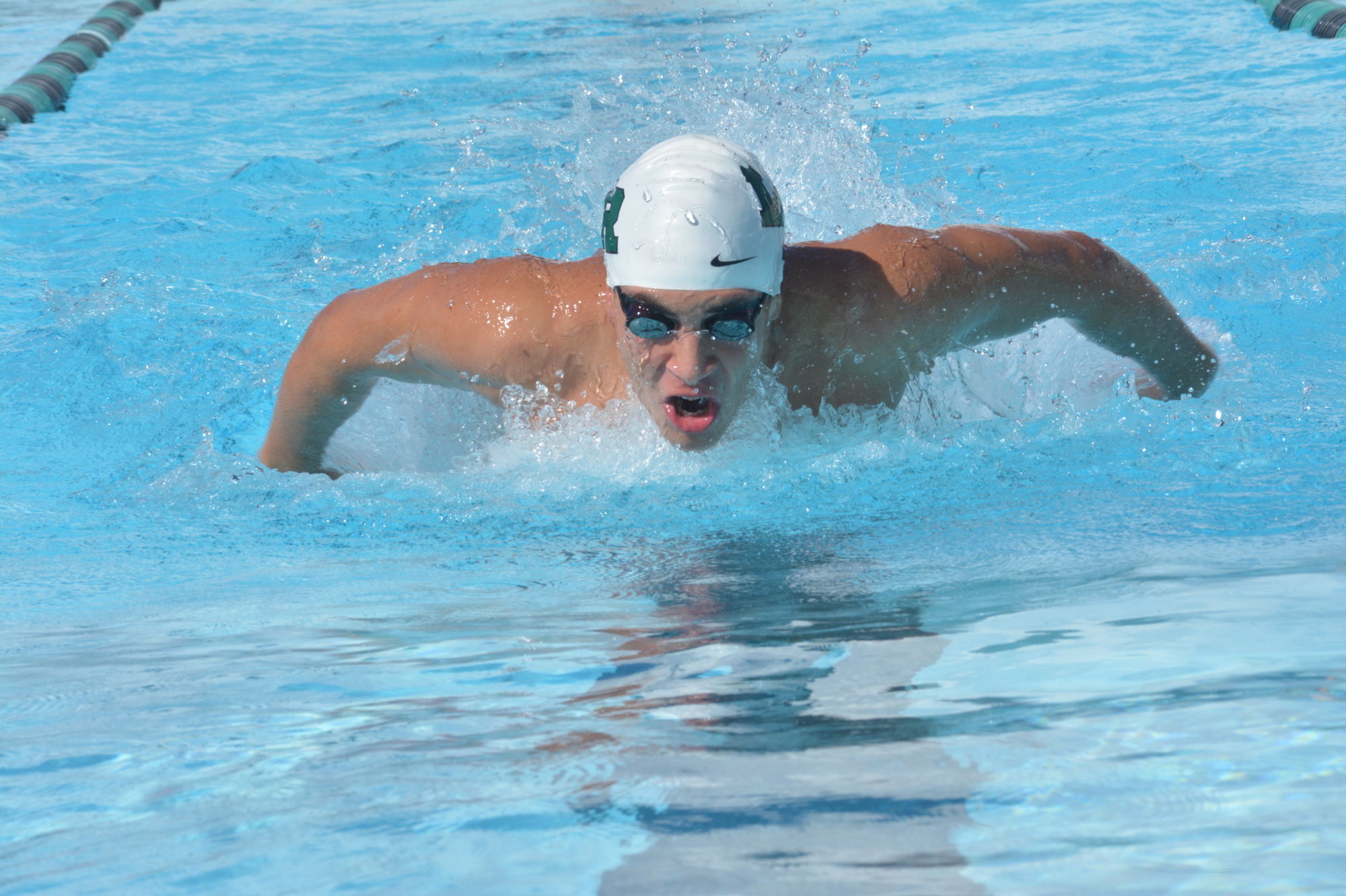 5. Lakewood Ranch senior boys swimmer Sebastian Aguirre took silver in the 100-meter butterfly at the state meet.