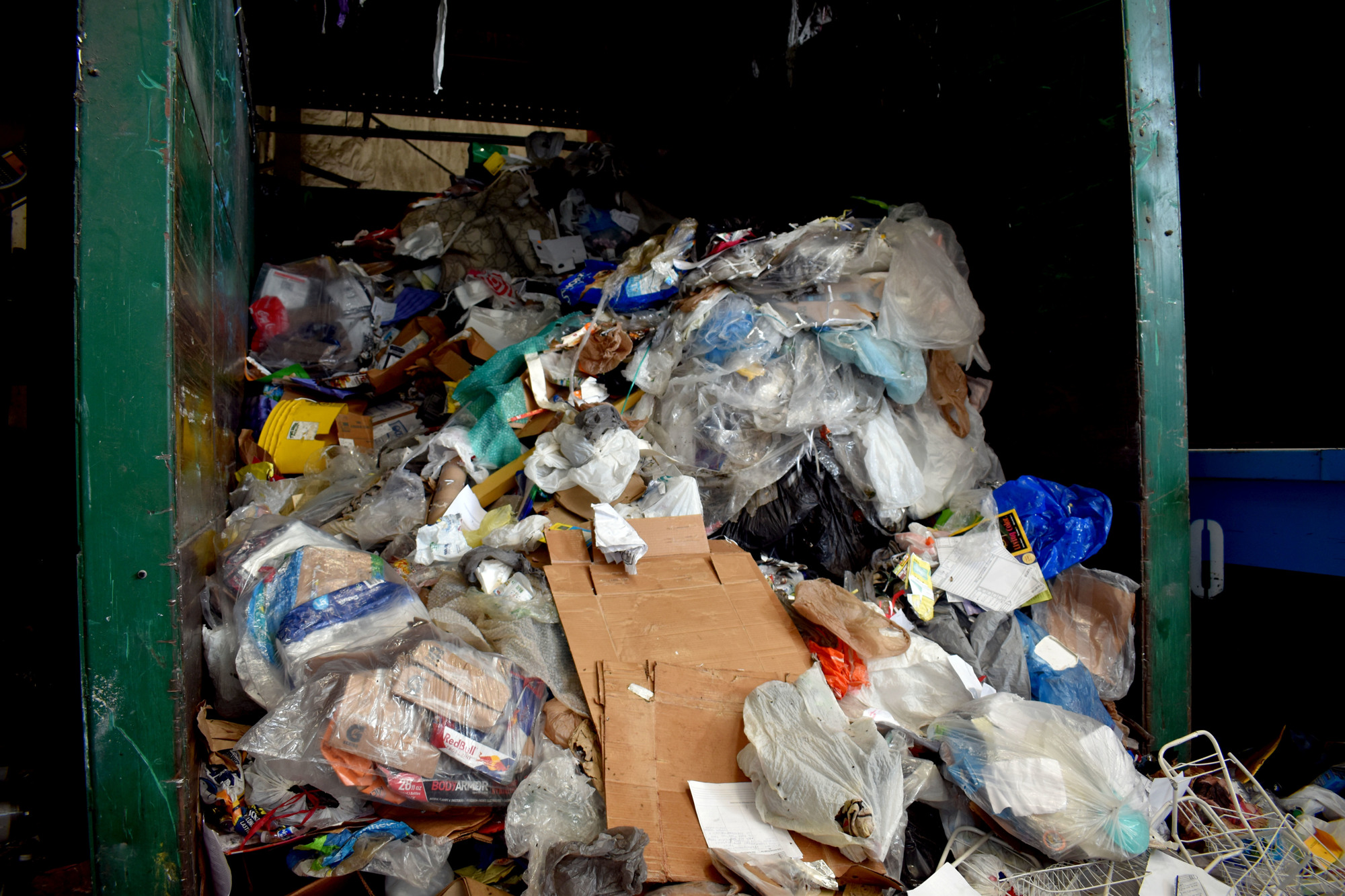 If items arrive to Waste Pro in garbage bags, they are sent to the landfill. 