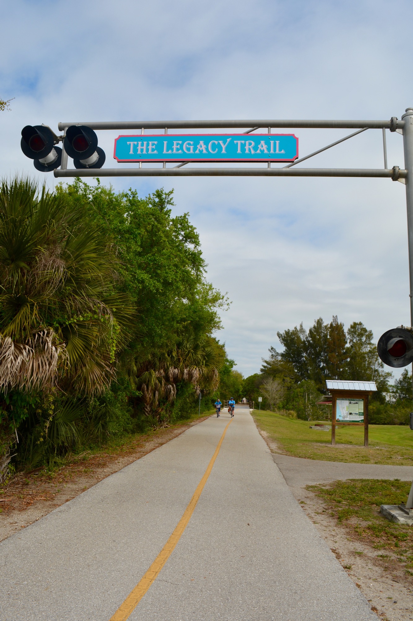 Upon completion of the extension in 2023, the total distance of the Legacy Trail will be 18.1 miles.