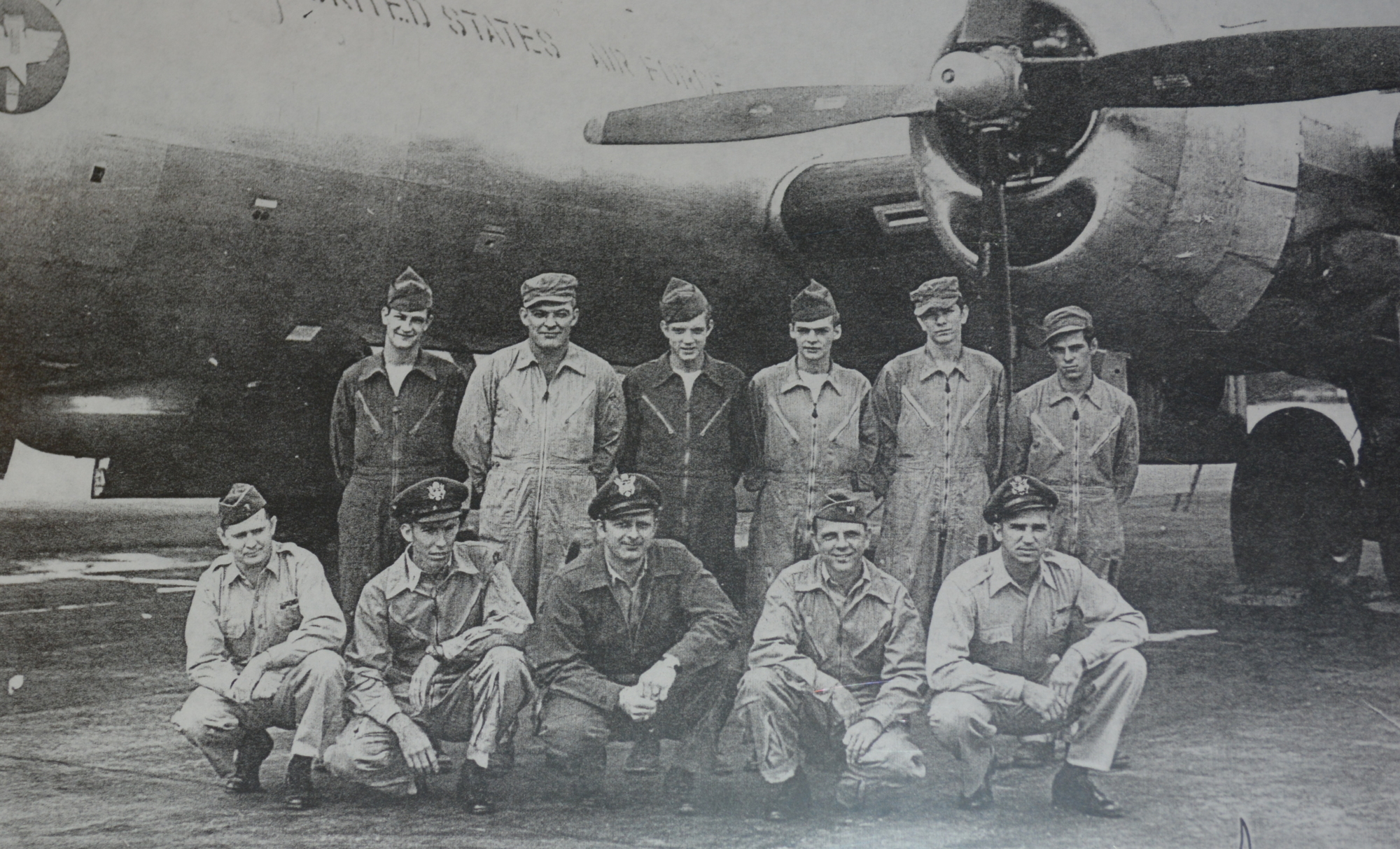 Eugene Vaadi, who is in the middle of the front row, and his crew in Korea.