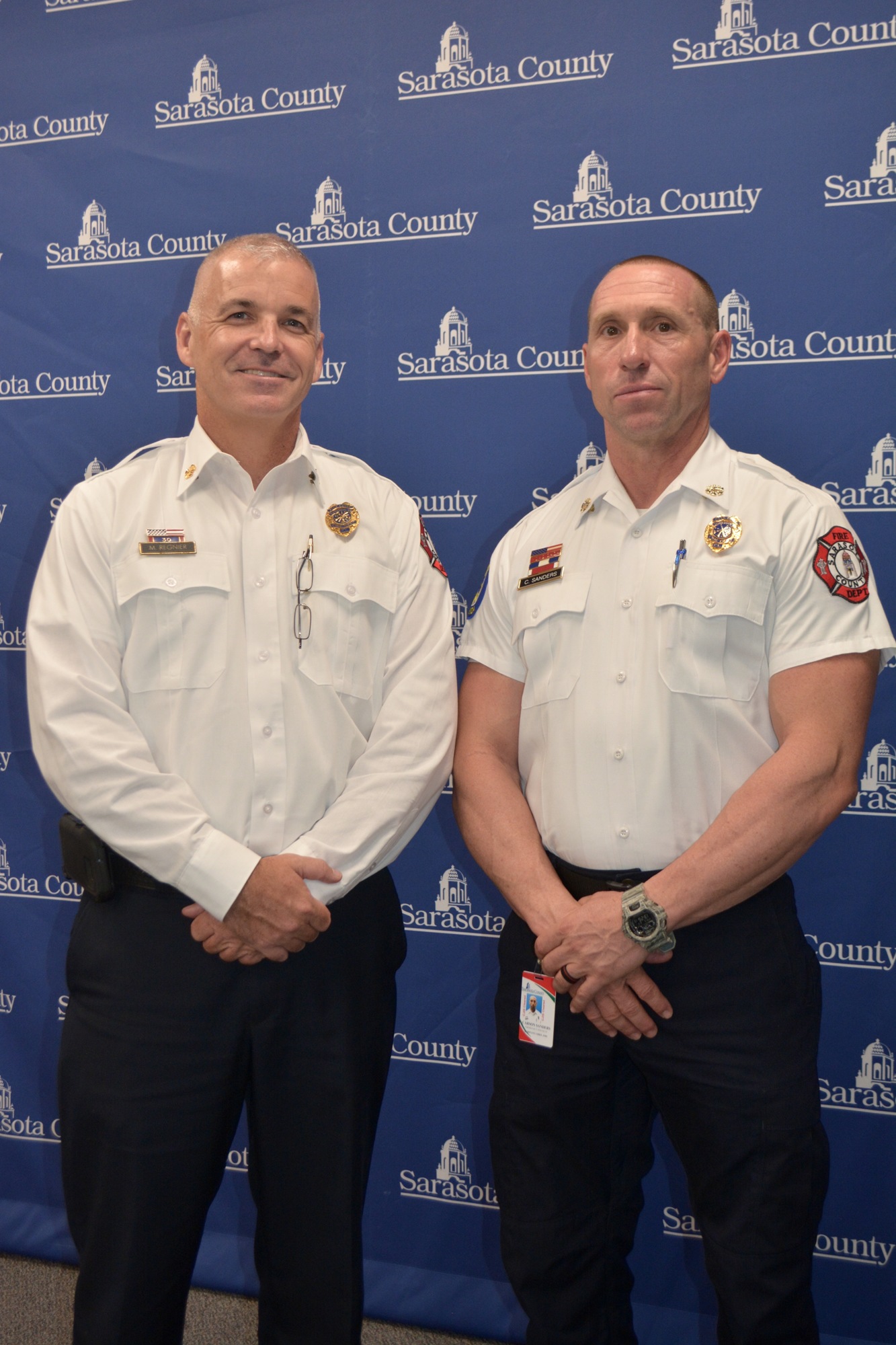 Chief Michael Regnier and Assistant Chief Carson Sanders