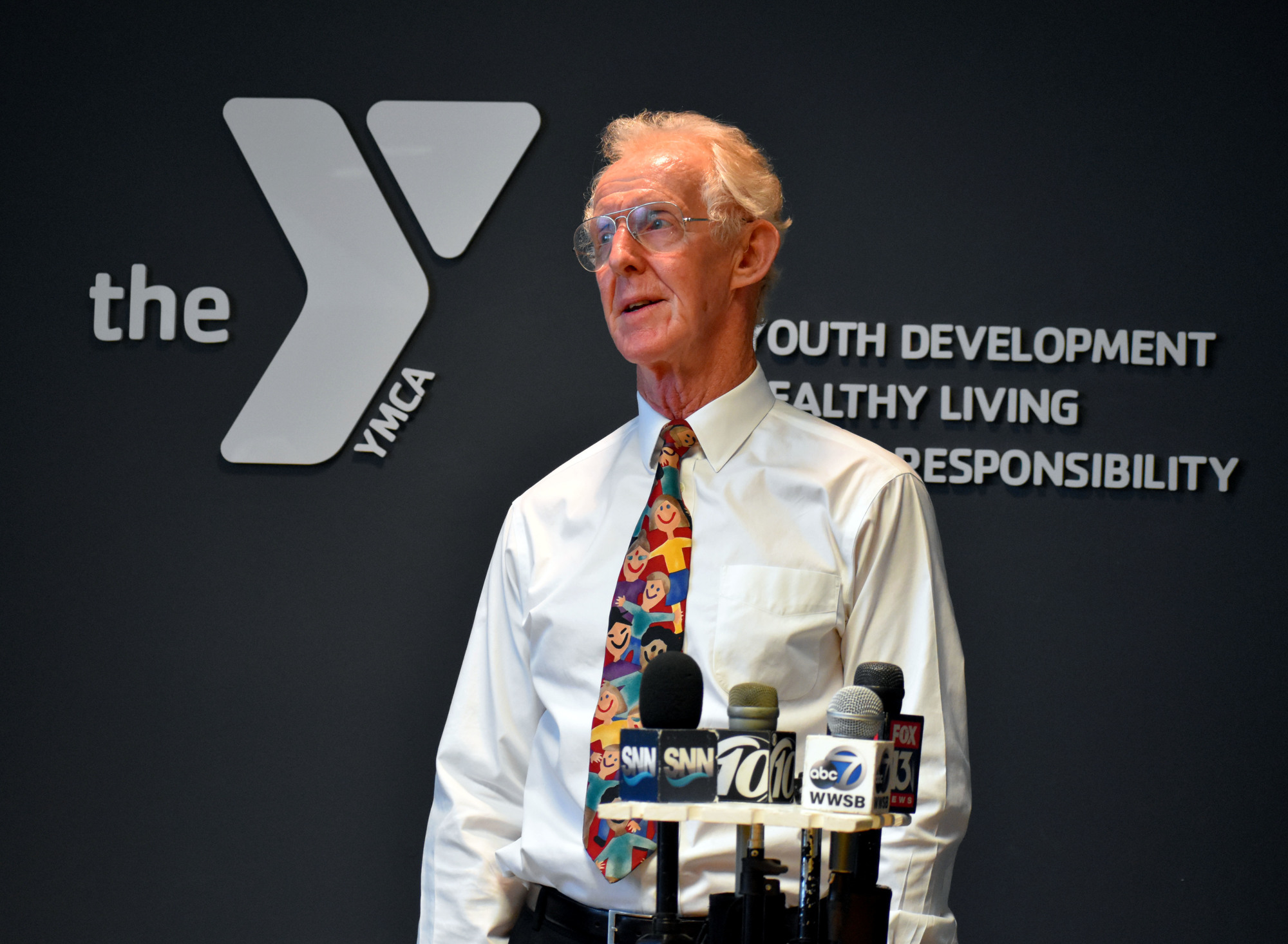Interim CEO Steve Bourne answers questions about the YMCA's decision to close its fitness branches. Brynn Mechem