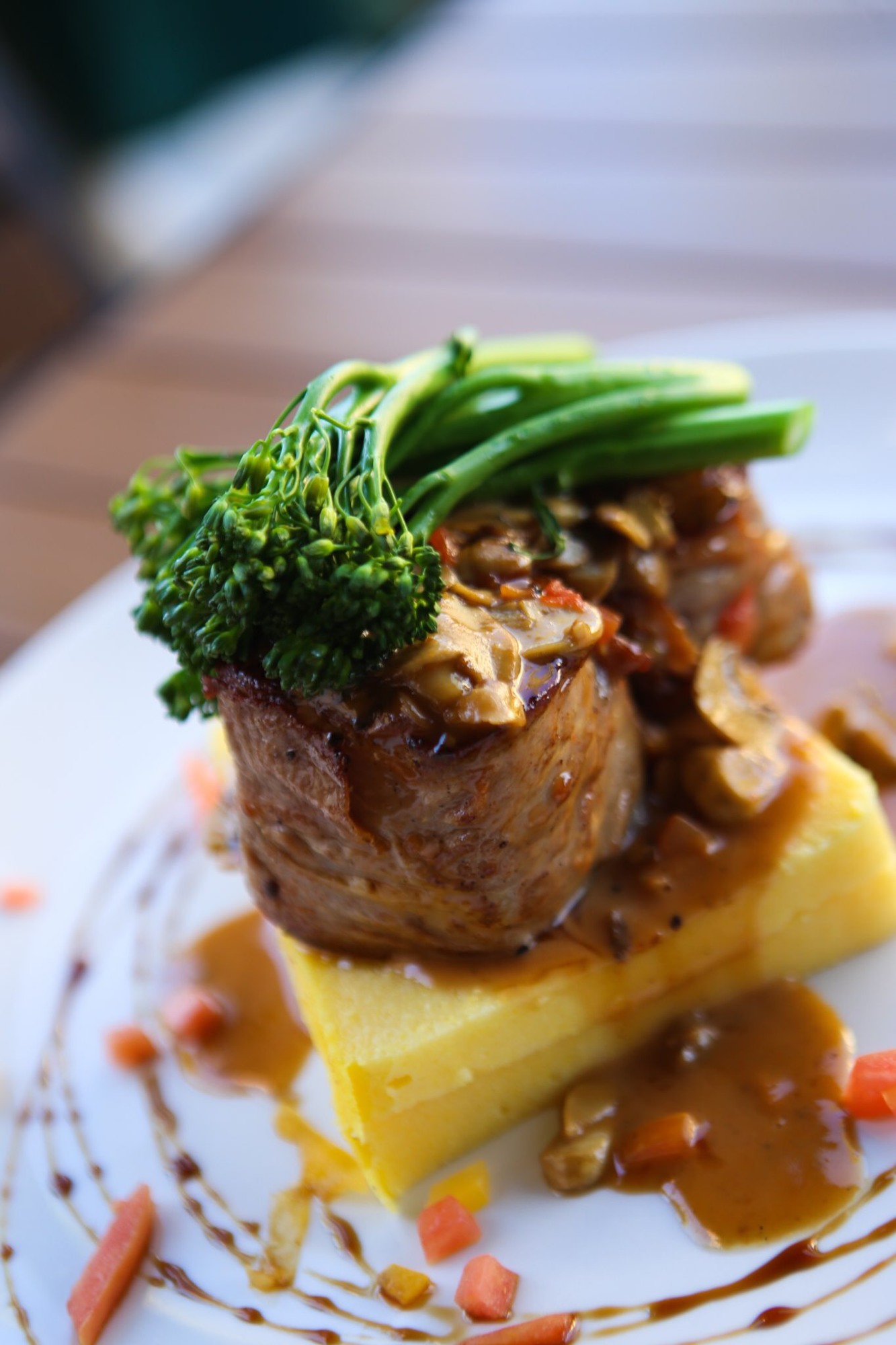 Cassariano’s pork tenderloin entree, which features prosciutto, Broccolini and mushroom Marsala, is on the Savor Sarasota menu. Photo courtesy Cassariano Italian Eatery
