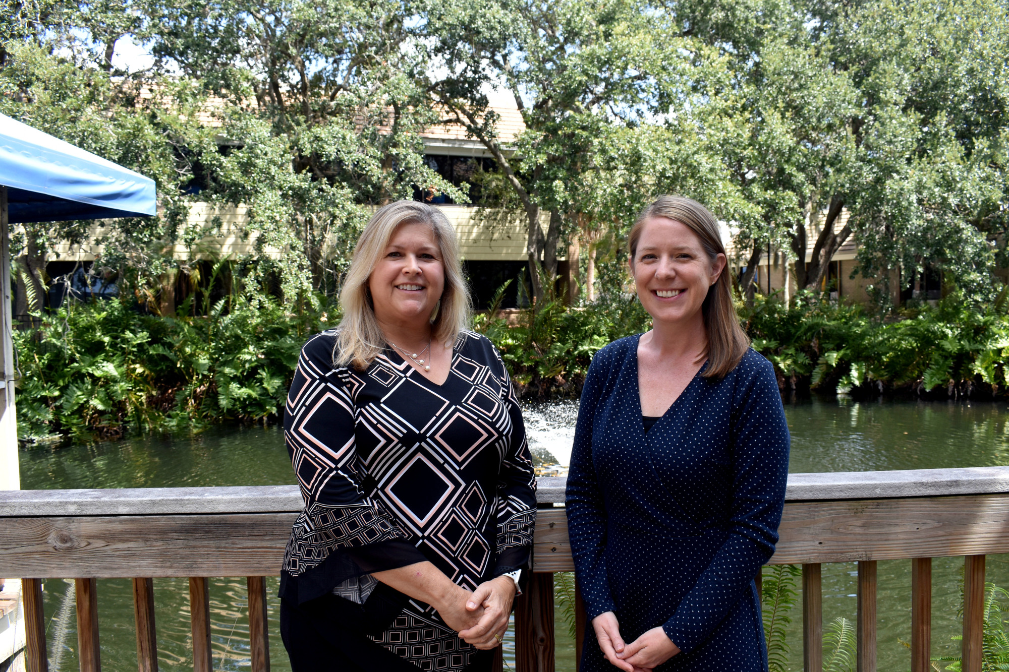 Sarasota County Schools risk management supervisor Lynn Peterson and wellness coordinator Erin Singerman worked to bring  mobile mammography to all district employees. Brynn Mechem