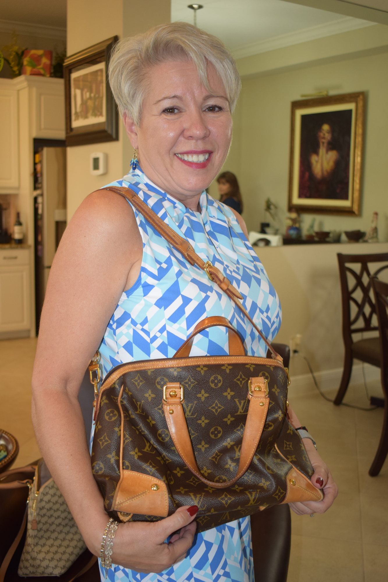 Terri Stern's husband, Ron, gave her this expensive Louis Vuitton bag after she survived her battle against cancer.