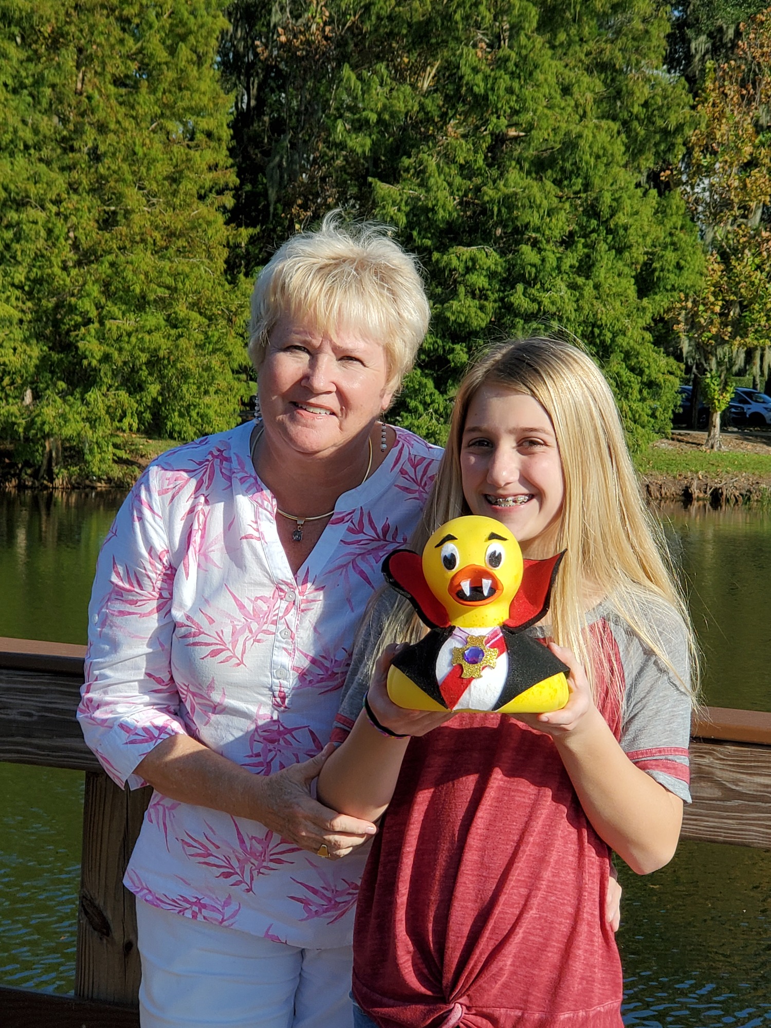 River Strand’s Donna Channey and her 12-year-old granddaughter, Kennady Woodward, are eager to compete. Courtesy photo.