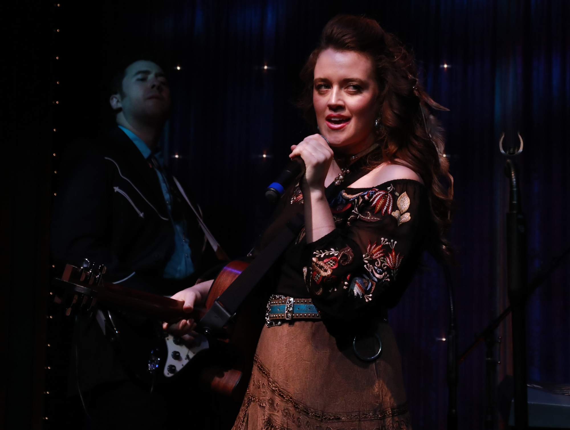Outlaw or Angel? Madalyn McHugh exudes a little of both onstage. (Matthew Holler)