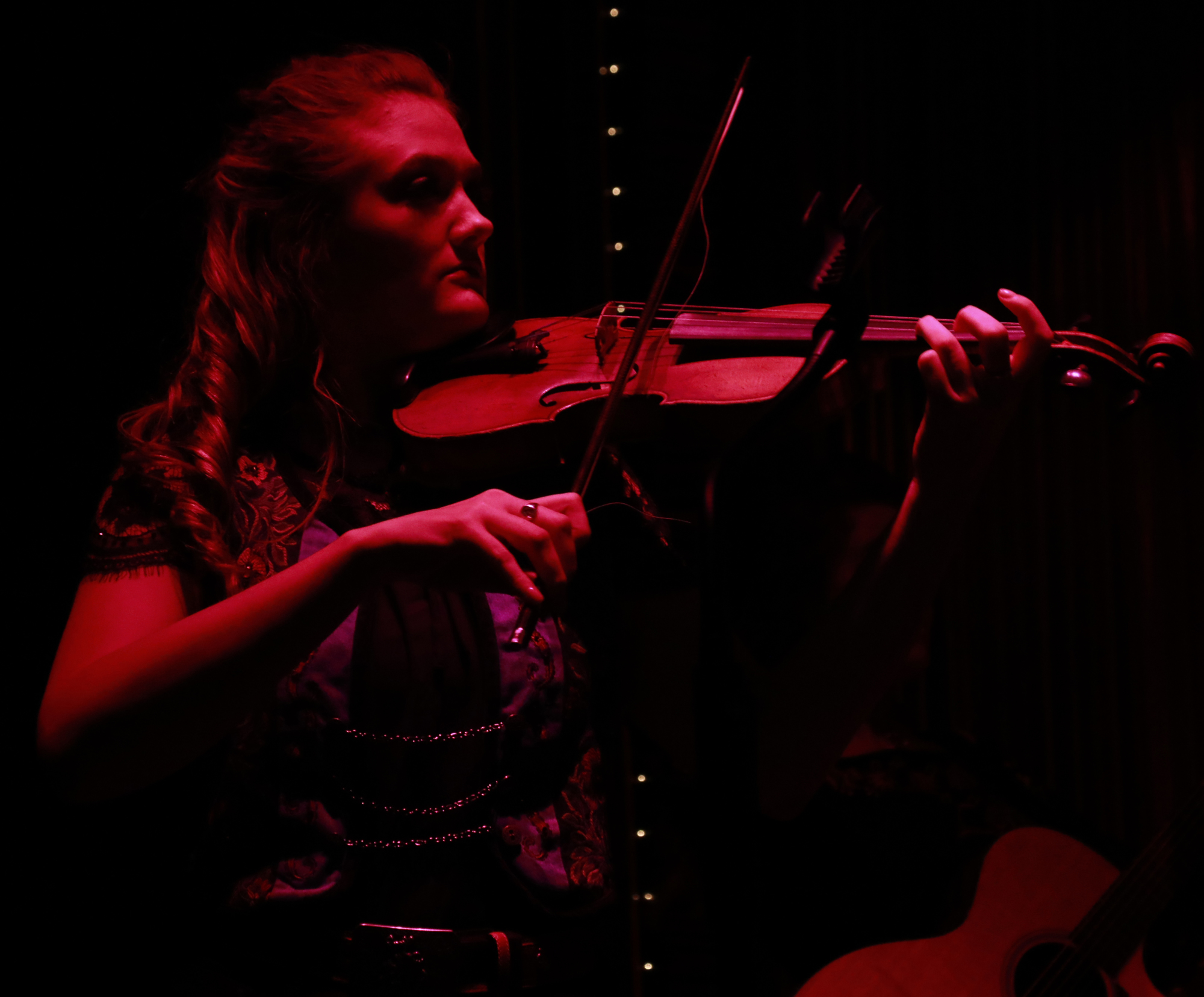Cat Patterson plays a mean fiddle in 