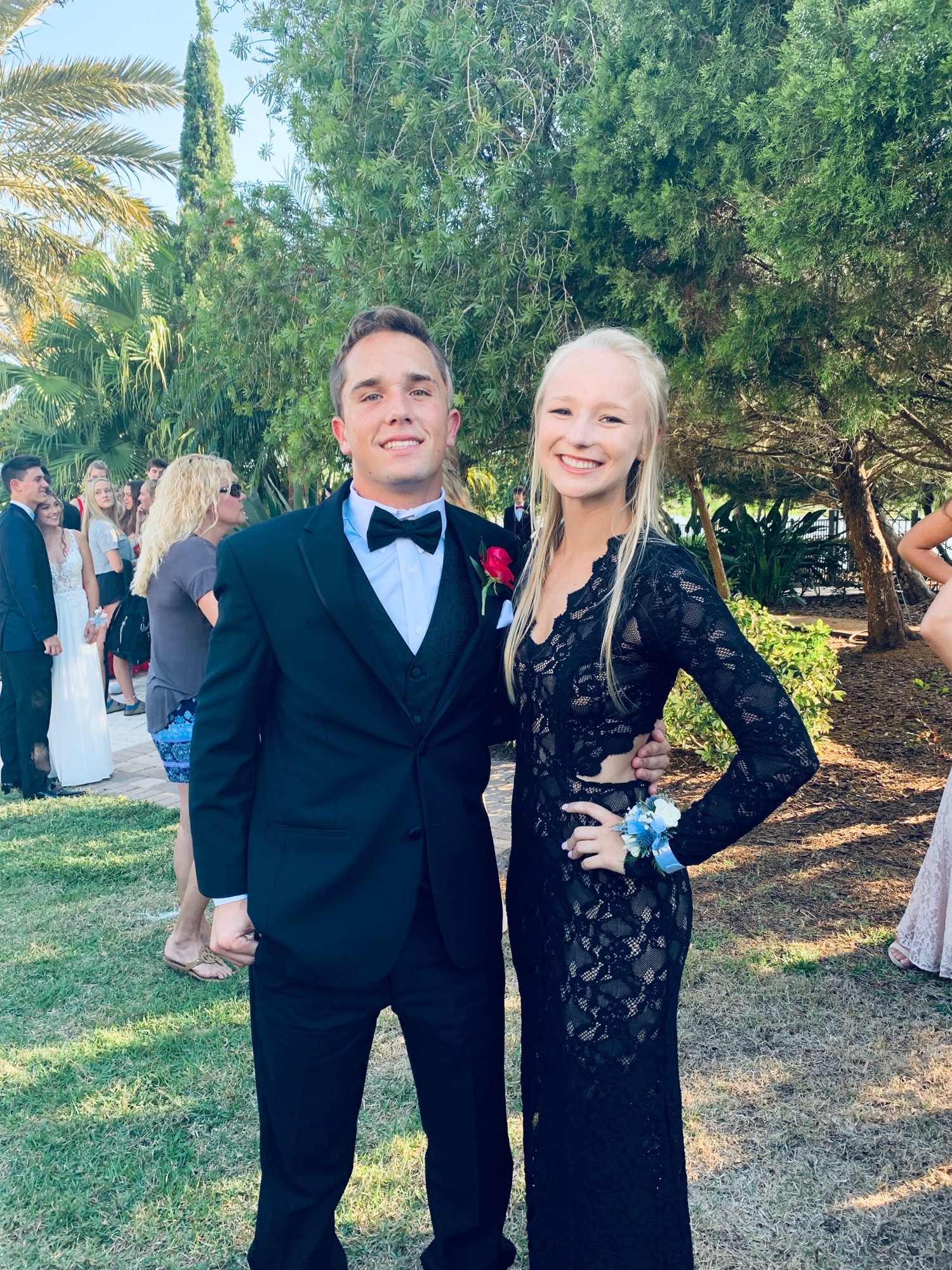 Alec Frank and Caroline Lafoe have maintained a strong friendship from preschool at Primrose through high school graduation.