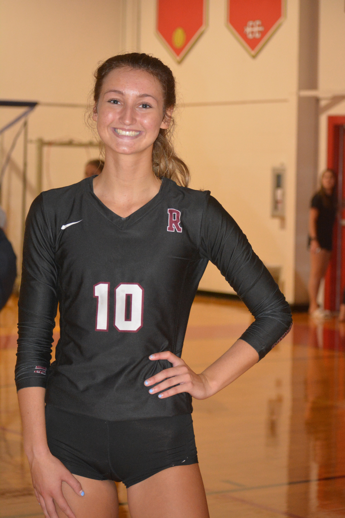 2. Riverview High junior Madison Binkley is a star in both beach and indoor volleyball.