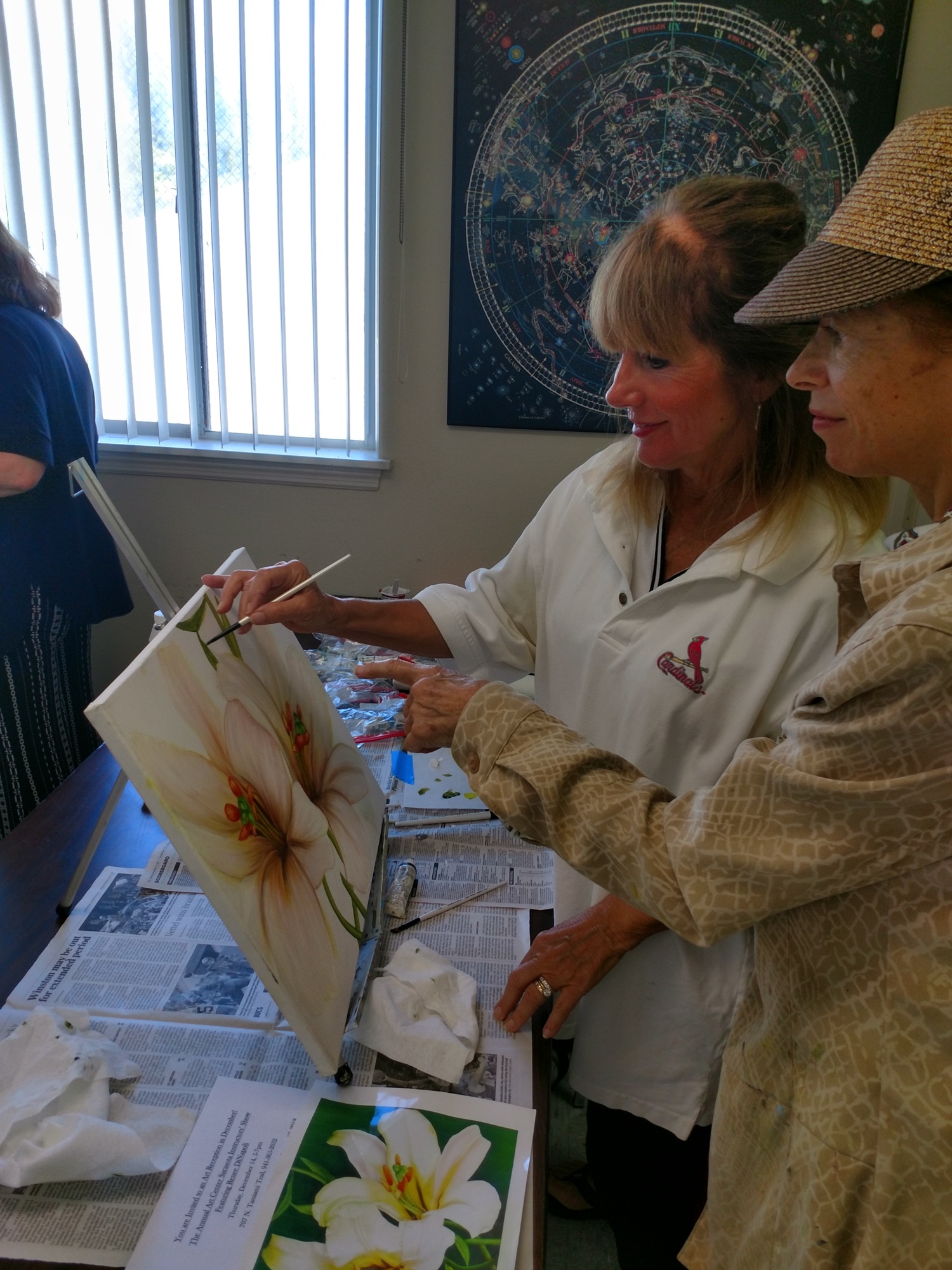 Watercolor class at the Longboat Key Education Center. Courtesy photo.