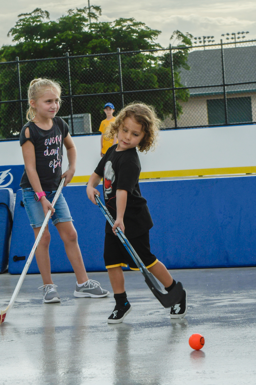 A grand opening  for the rink was  held in late August to offer hockey workshops to youth eager to test out the new park feature.