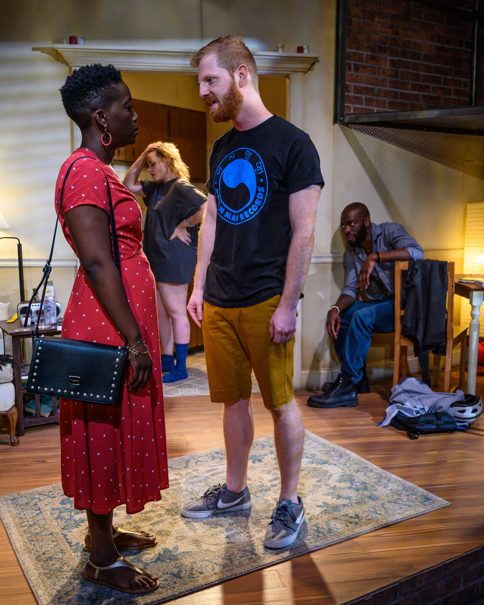 DeAnna Wright, left, wants to convince Mary Williamson, Ryan Leonard and L.James there's a time to pas from simply being a legal adult to living as a grownup.  (Photo: Dylan Jon Wade Cox)