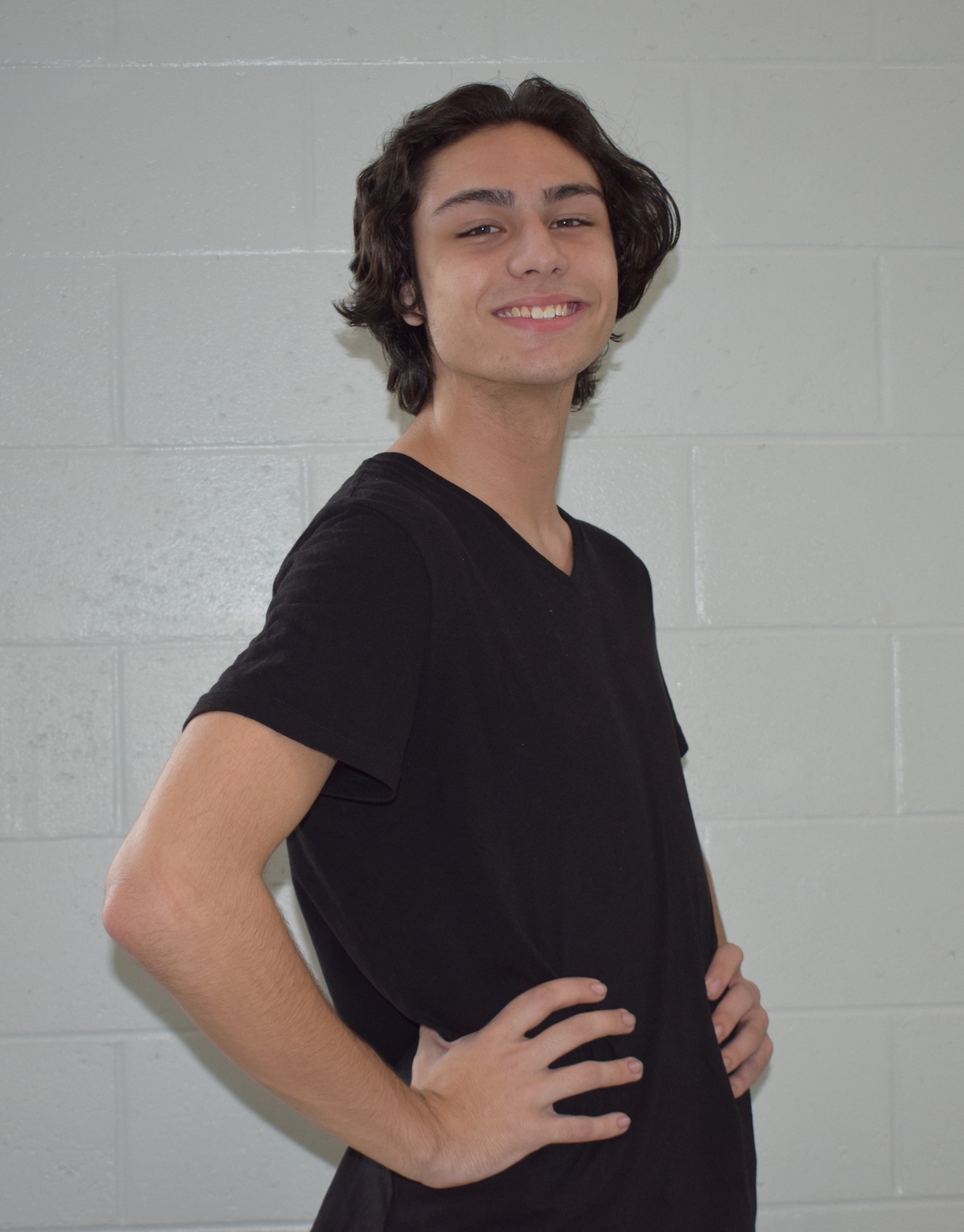 Alex Kraus, a senior, plays opposite his best friend, Gabby Macogay, as Sophie Sheridan's fiance, Sky Raymond. One reason Kraus wanted to play Raymond was because he frequently dances in the show.