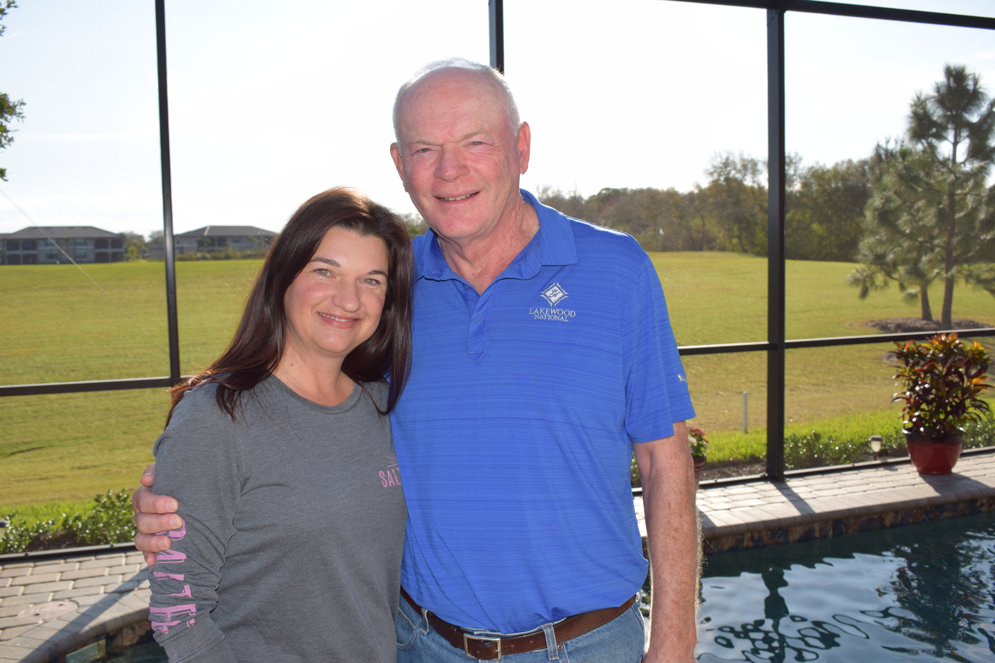 Kate and Jim Coseo said they are proud of the golf course where they live — Lakewood National.