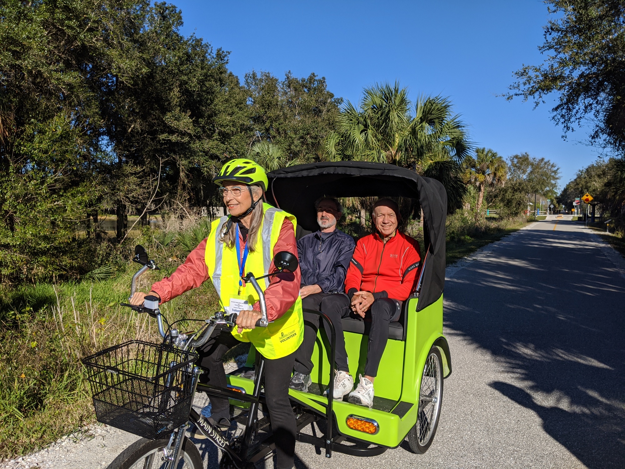 Though the Legacy Trail pedicabs are booked through March you can still celebrate a little late.