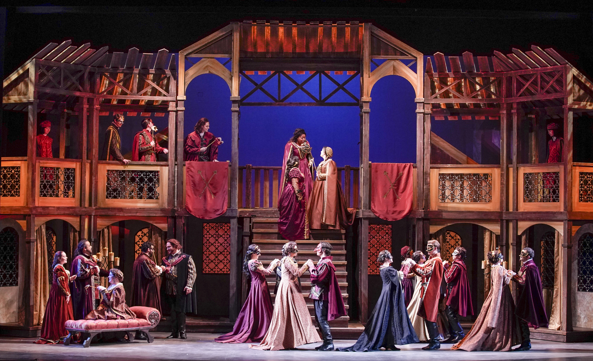 Sets, costumes, lighting — every aspects of the production was beautifully executed. (Photo by Rod Millington)