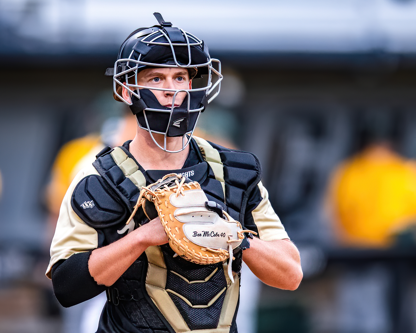 Former Sarasota High catcher Ben McCabe now anchors Central Florida behind the plate. Photo courtesy  UCF Athletics.
