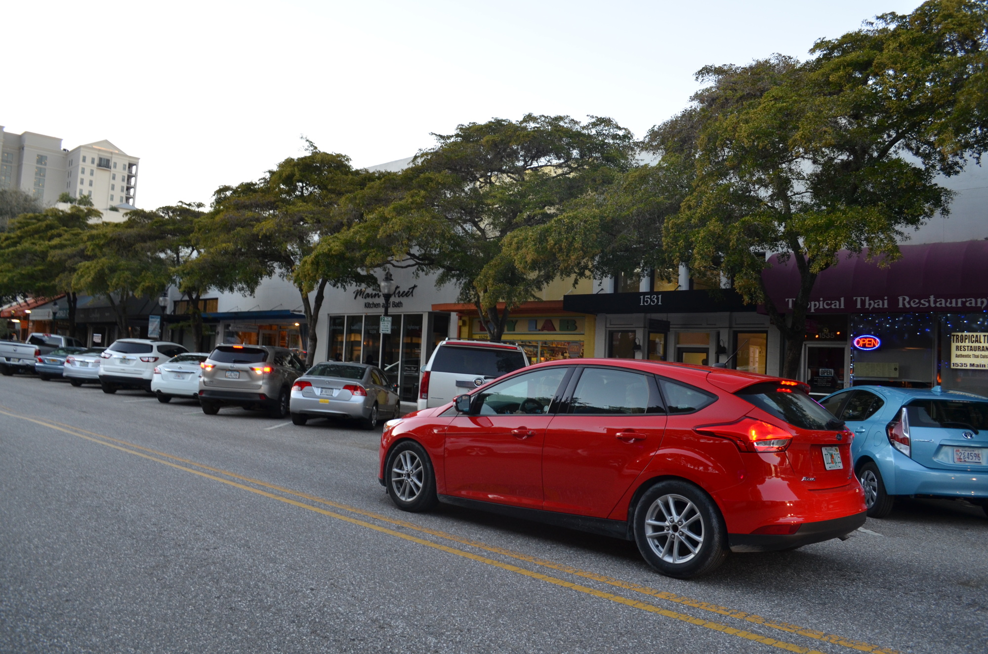 City staff said Main Street is one of the highest-ranking road segments for crashes on a regional level, a problem they attributed in part to angled parking.